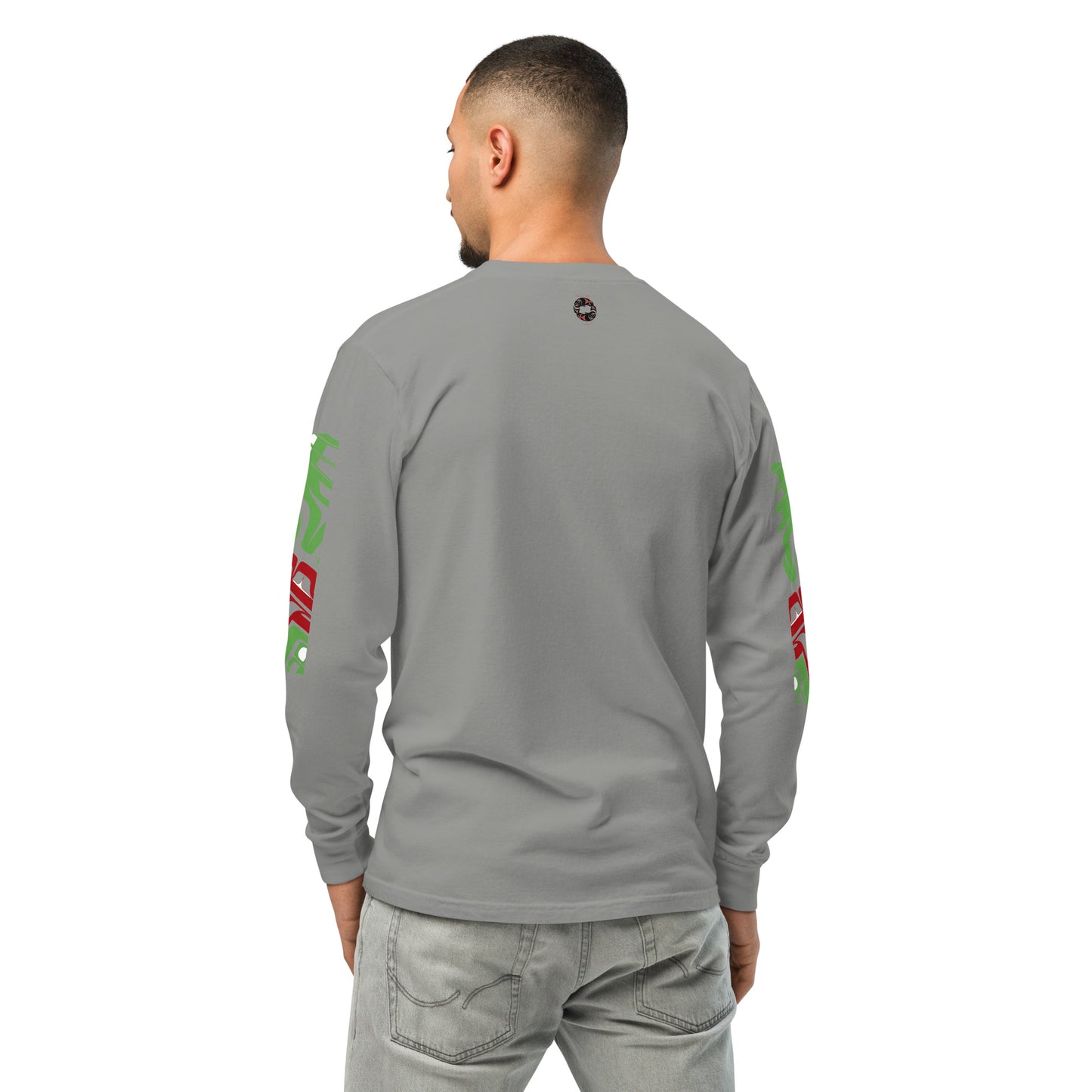 "Box of Frogs" Garment-dyed heavyweight long-sleeve shirt