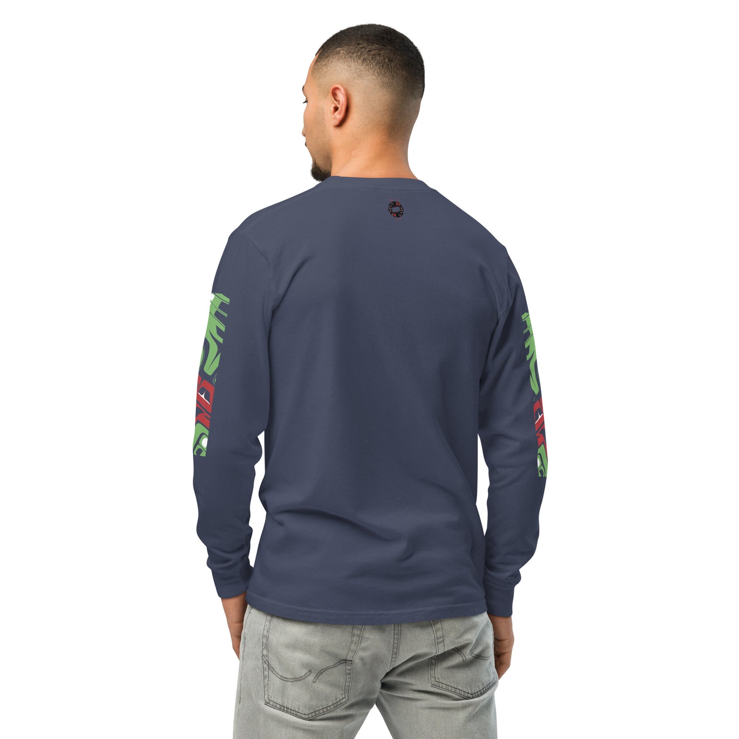 "Box of Frogs" Garment-dyed heavyweight long-sleeve shirt