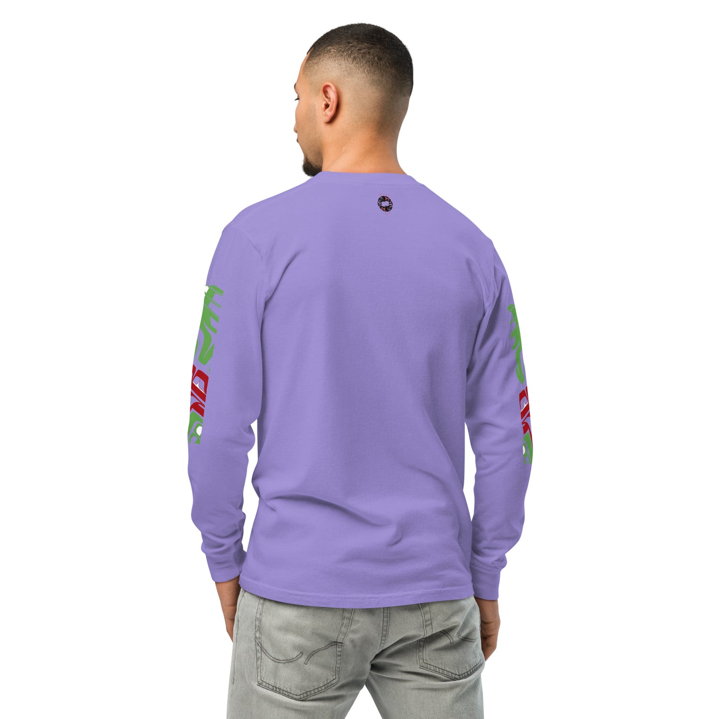 "Box of Frogs" Garment-dyed heavyweight long-sleeve shirt