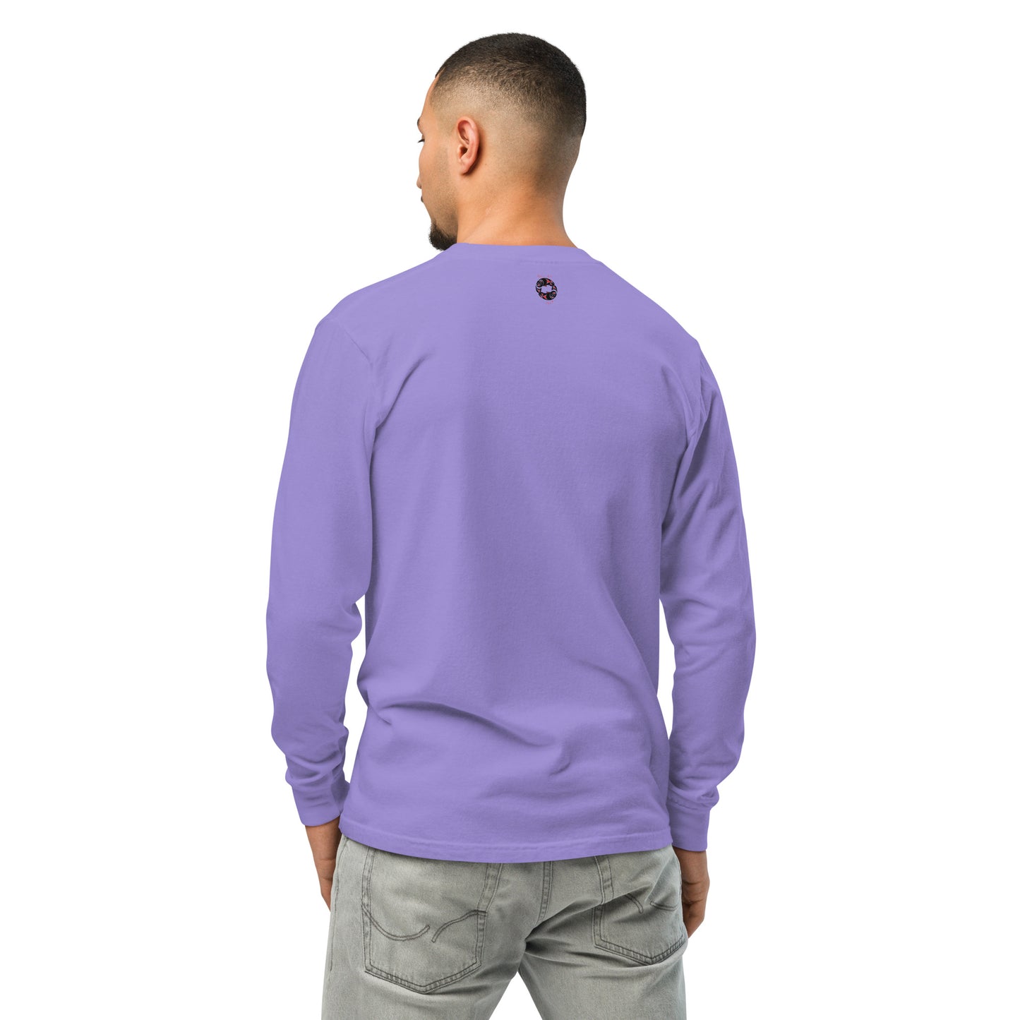 "ABCs of Grateful" Garment-dyed heavyweight long-sleeve shirt