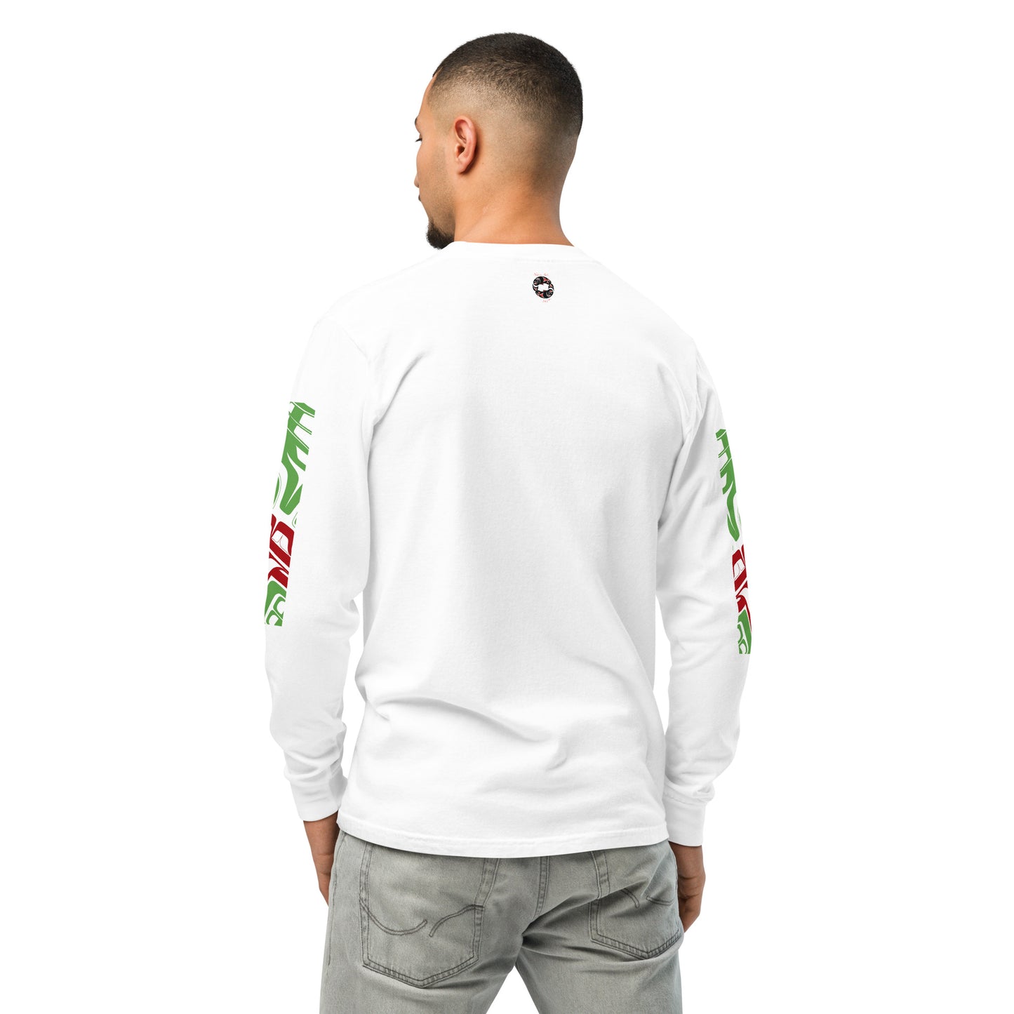 "Box of Frogs" Garment-dyed heavyweight long-sleeve shirt