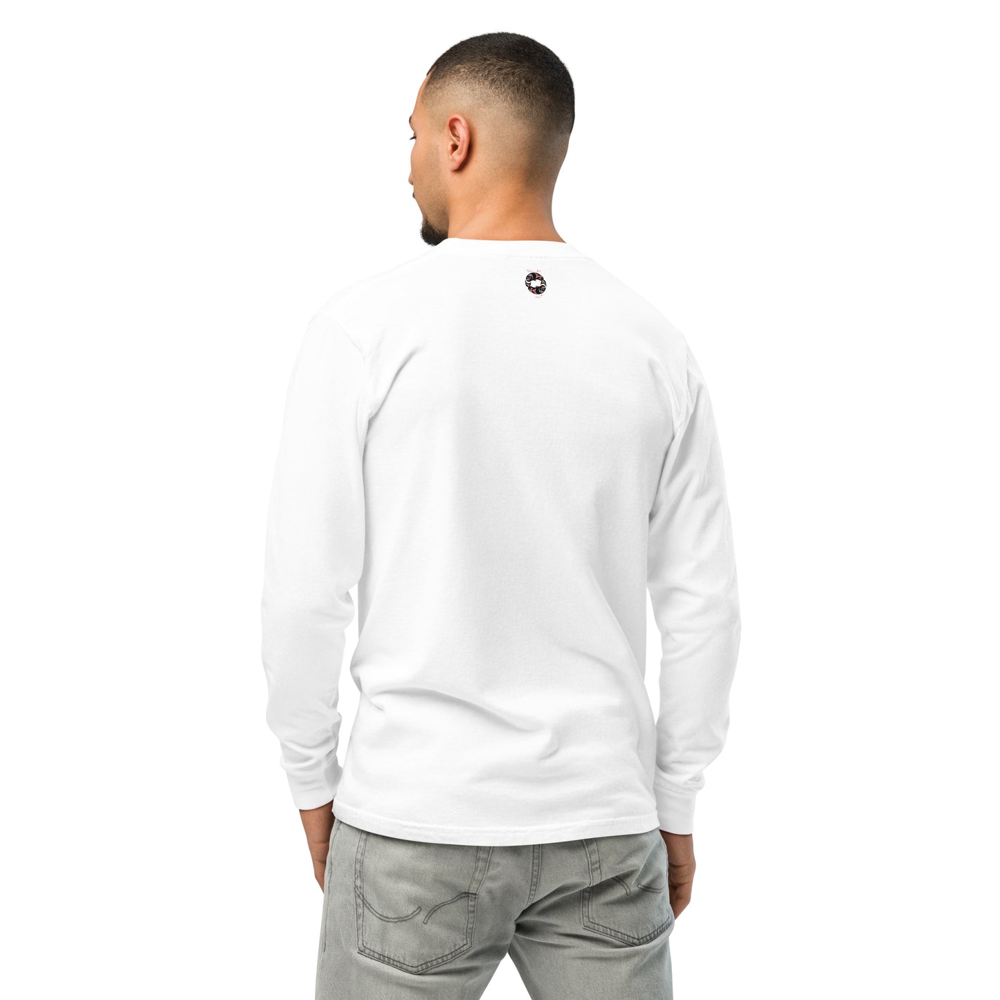 "ABCs of Grateful" Garment-dyed heavyweight long-sleeve shirt