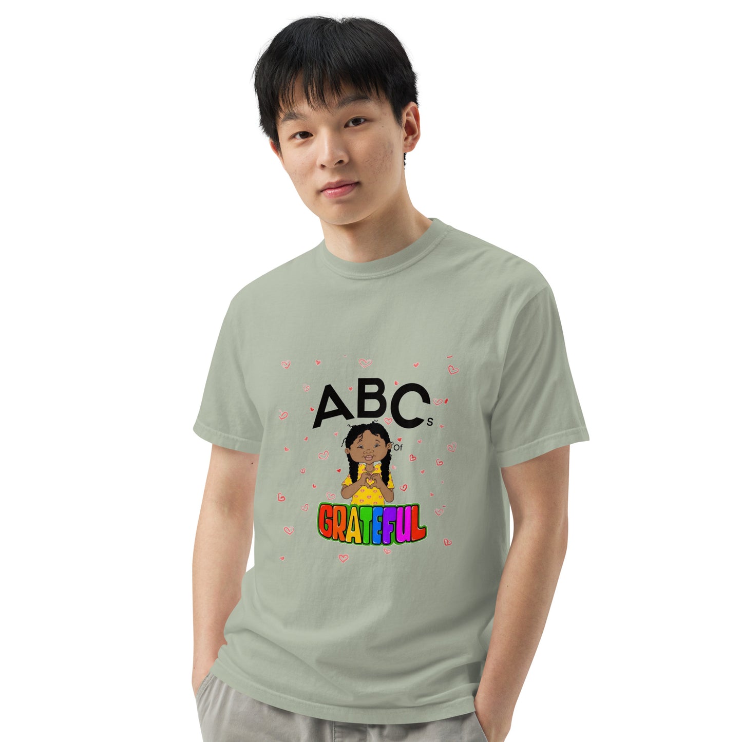 "ABC's" Unisex garment-dyed heavyweight t-shirt
