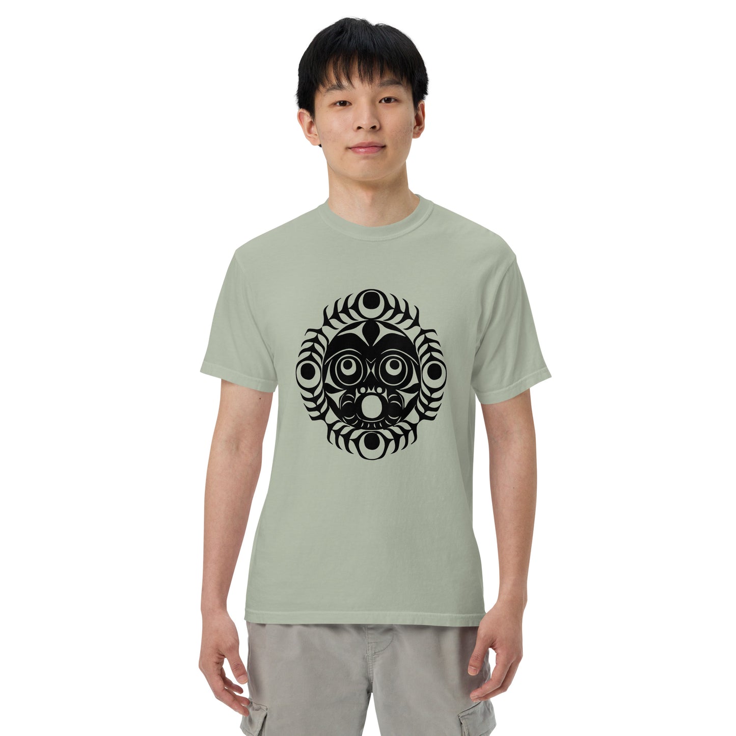 Unisex garment-dyed heavyweight t-shirt