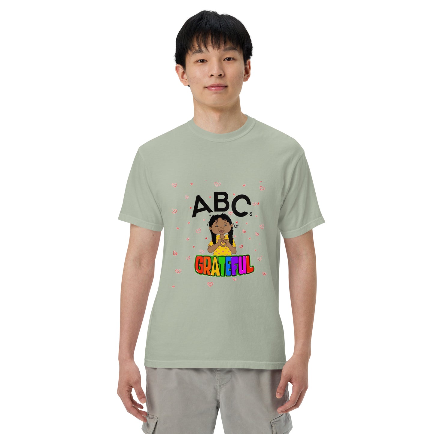 "ABC's" Unisex garment-dyed heavyweight t-shirt