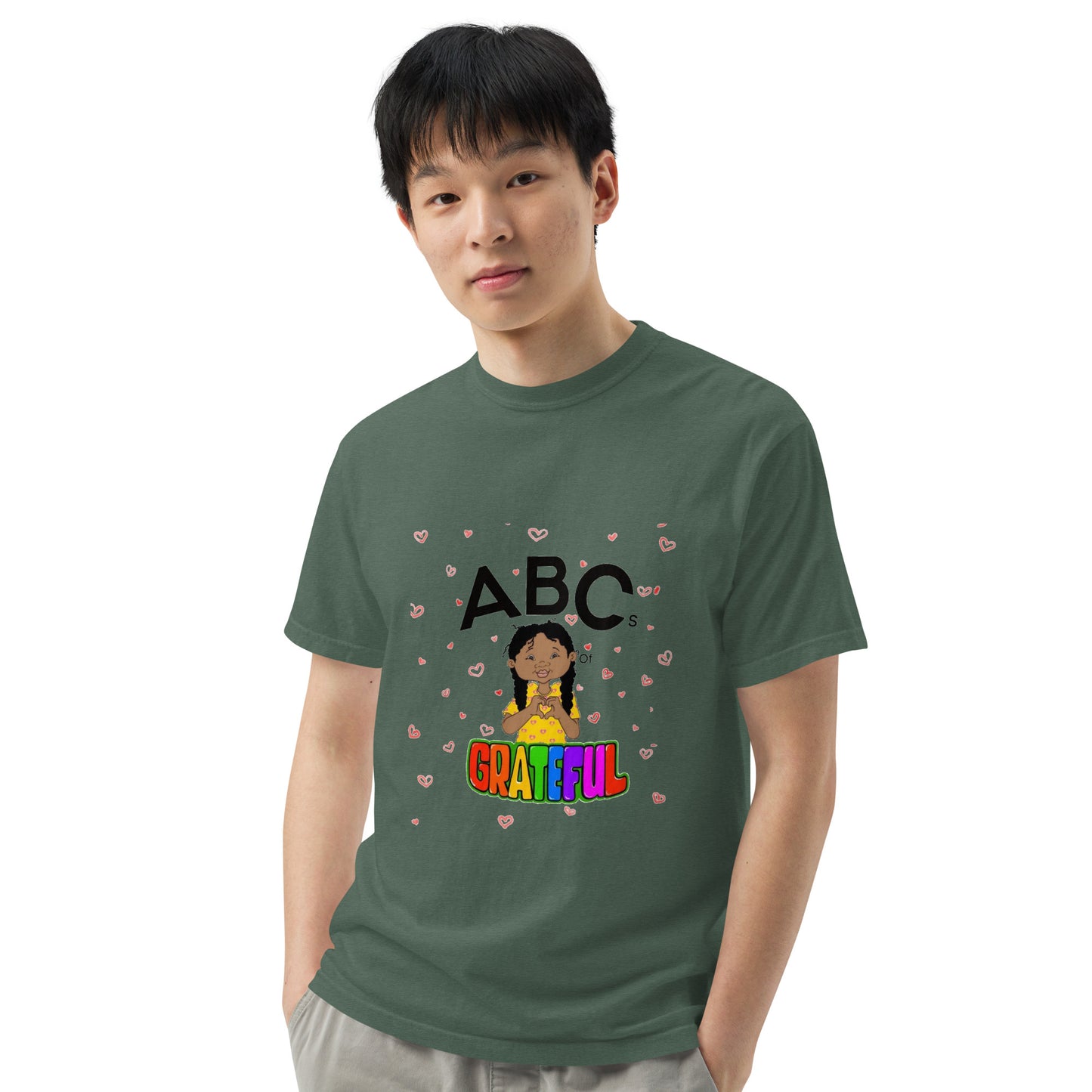 "ABC's" Unisex garment-dyed heavyweight t-shirt