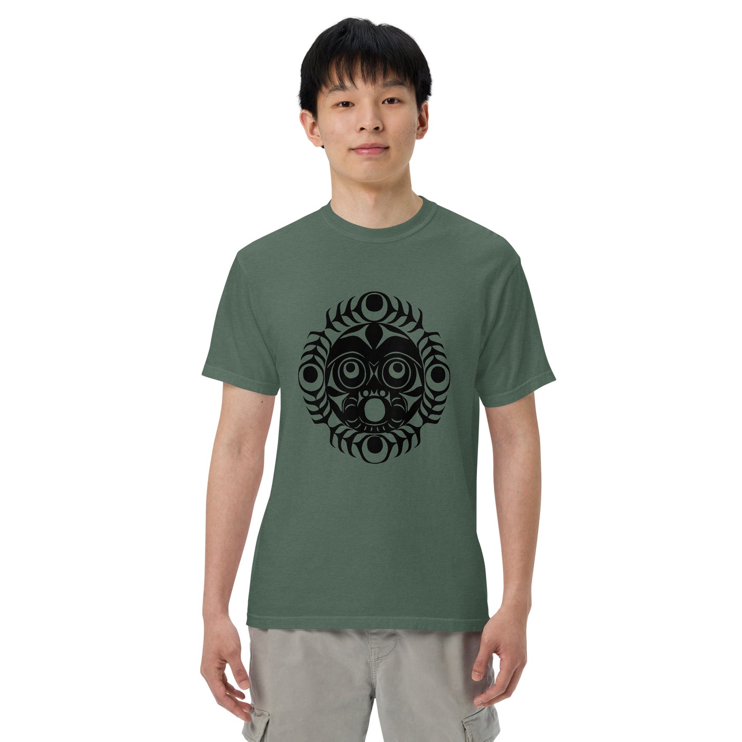 Unisex garment-dyed heavyweight t-shirt