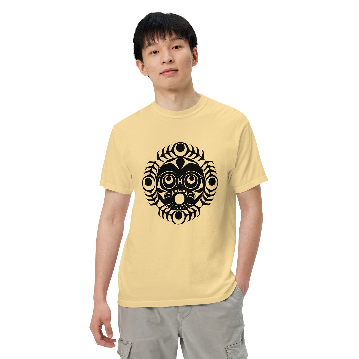 Unisex garment-dyed heavyweight t-shirt