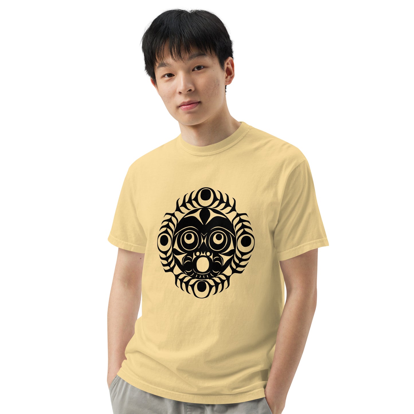 Unisex garment-dyed heavyweight t-shirt