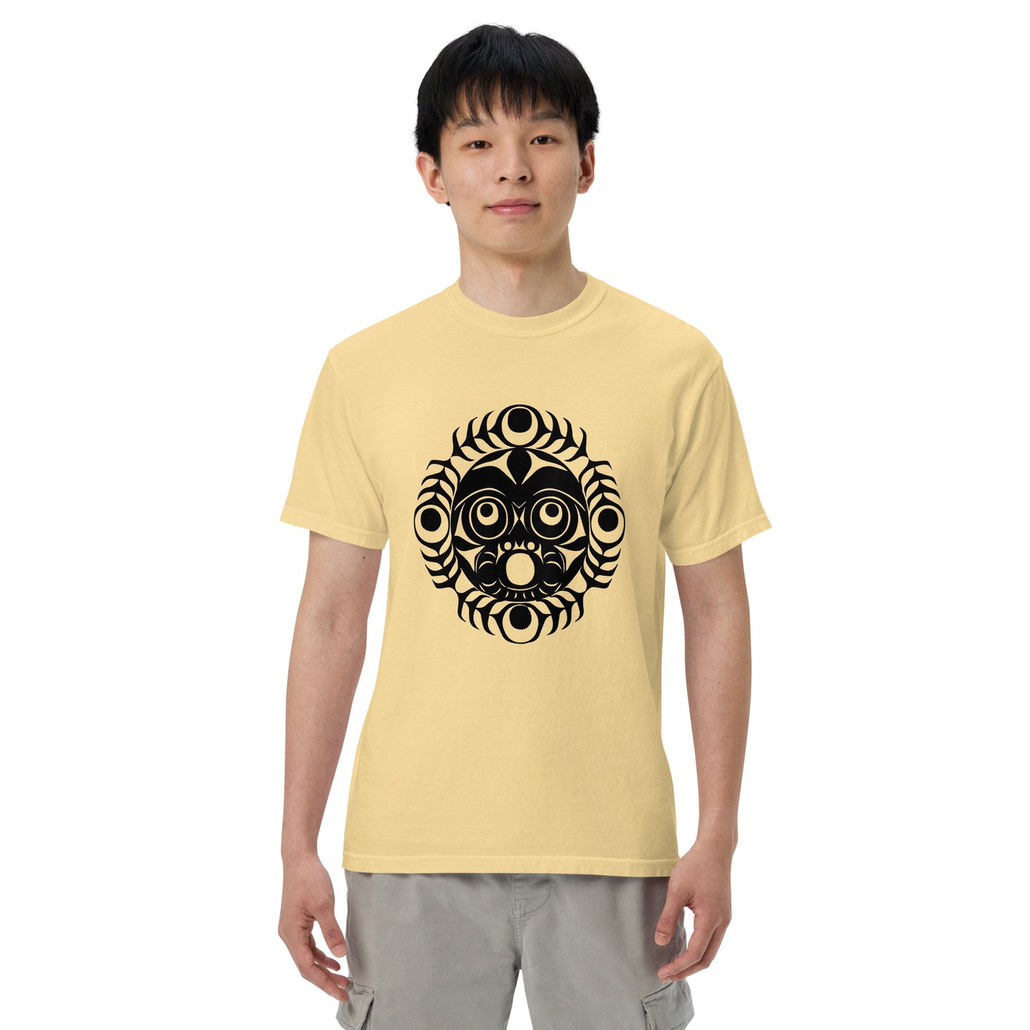 Unisex garment-dyed heavyweight t-shirt