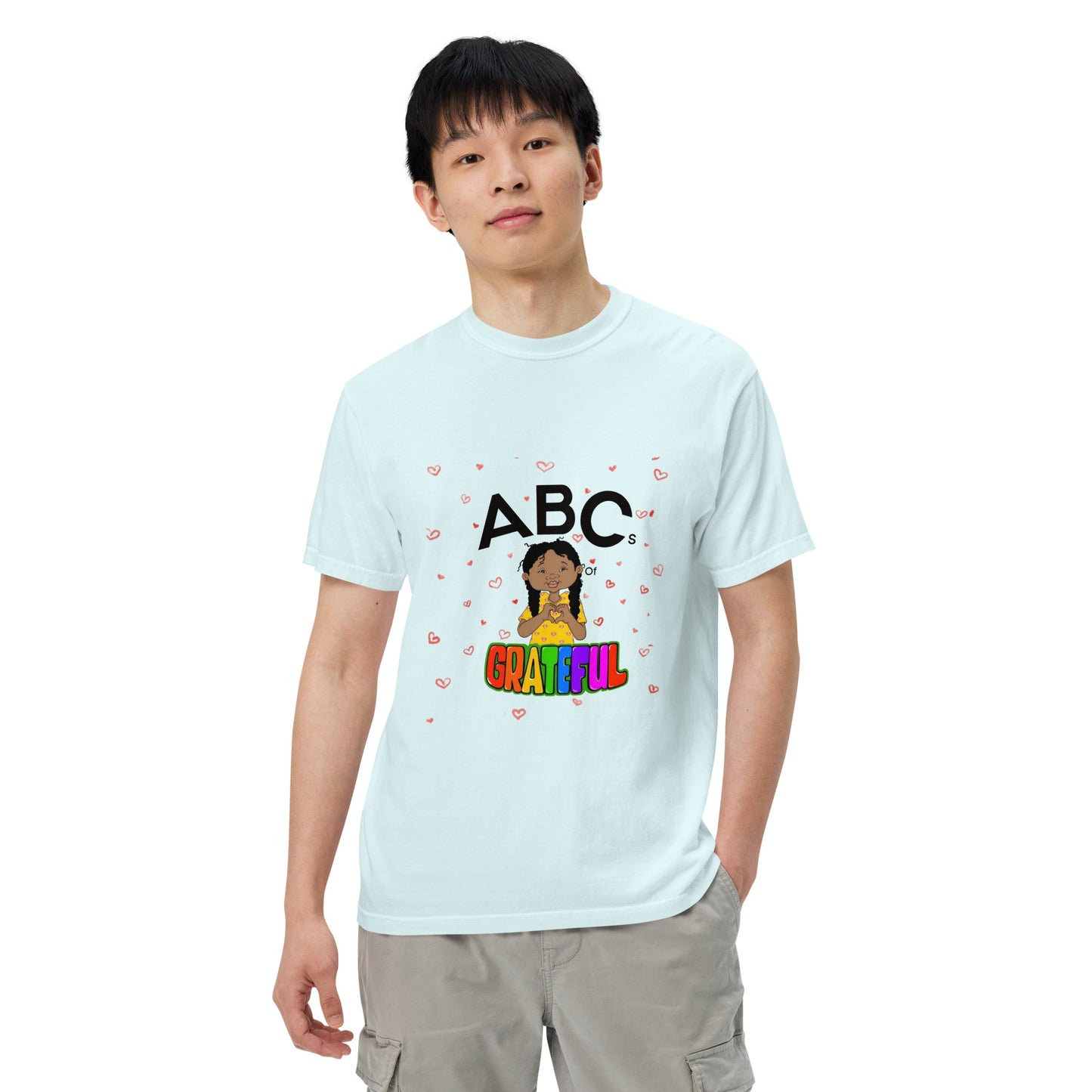 "ABC's" Unisex garment-dyed heavyweight t-shirt