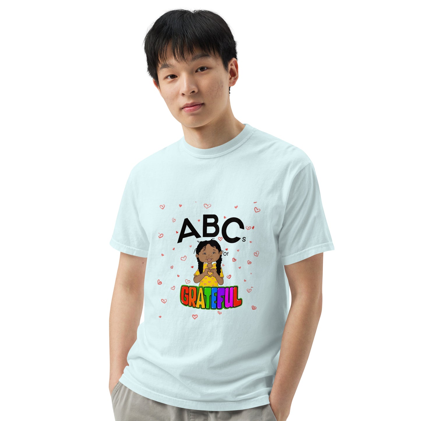 "ABC's" Unisex garment-dyed heavyweight t-shirt