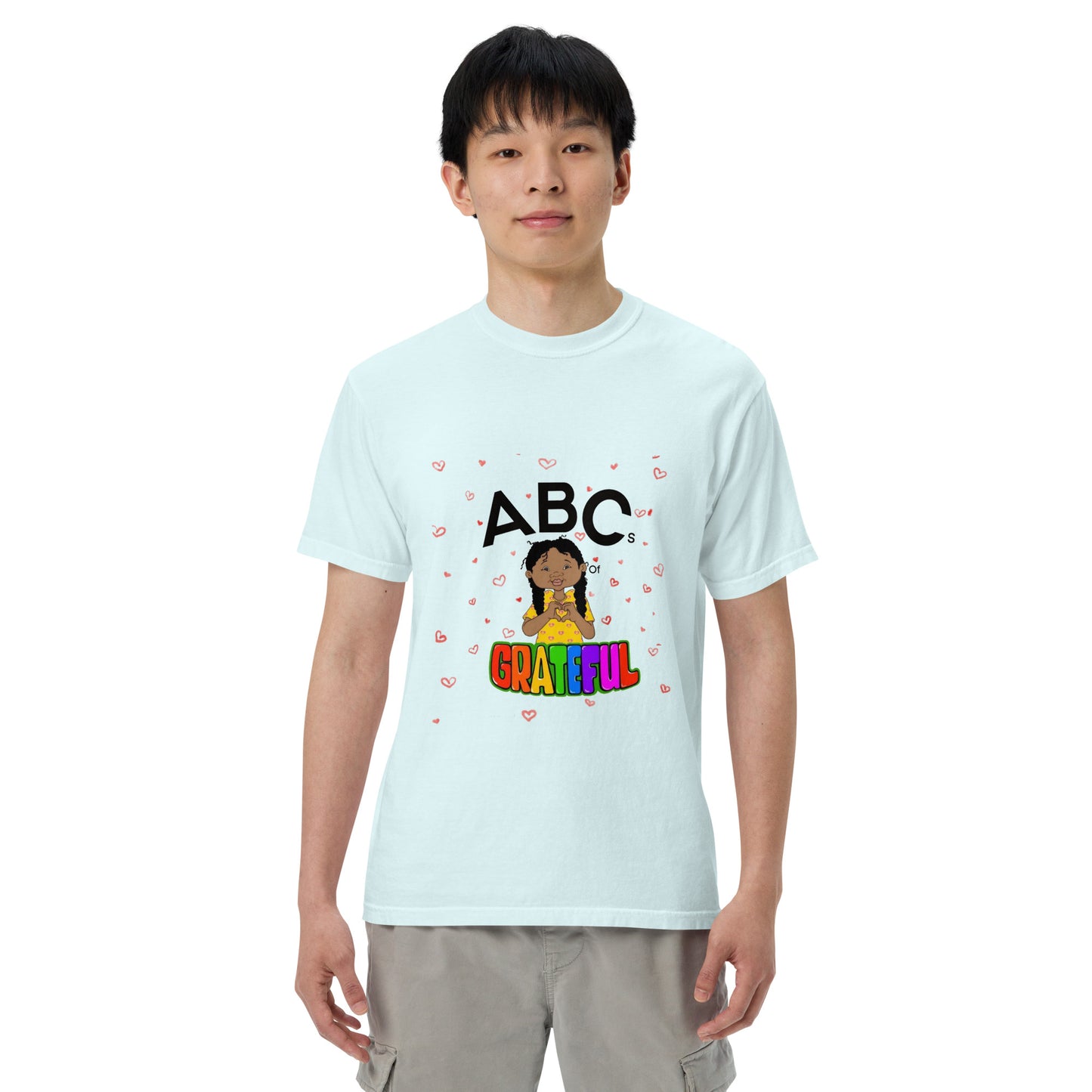 "ABC's" Unisex garment-dyed heavyweight t-shirt