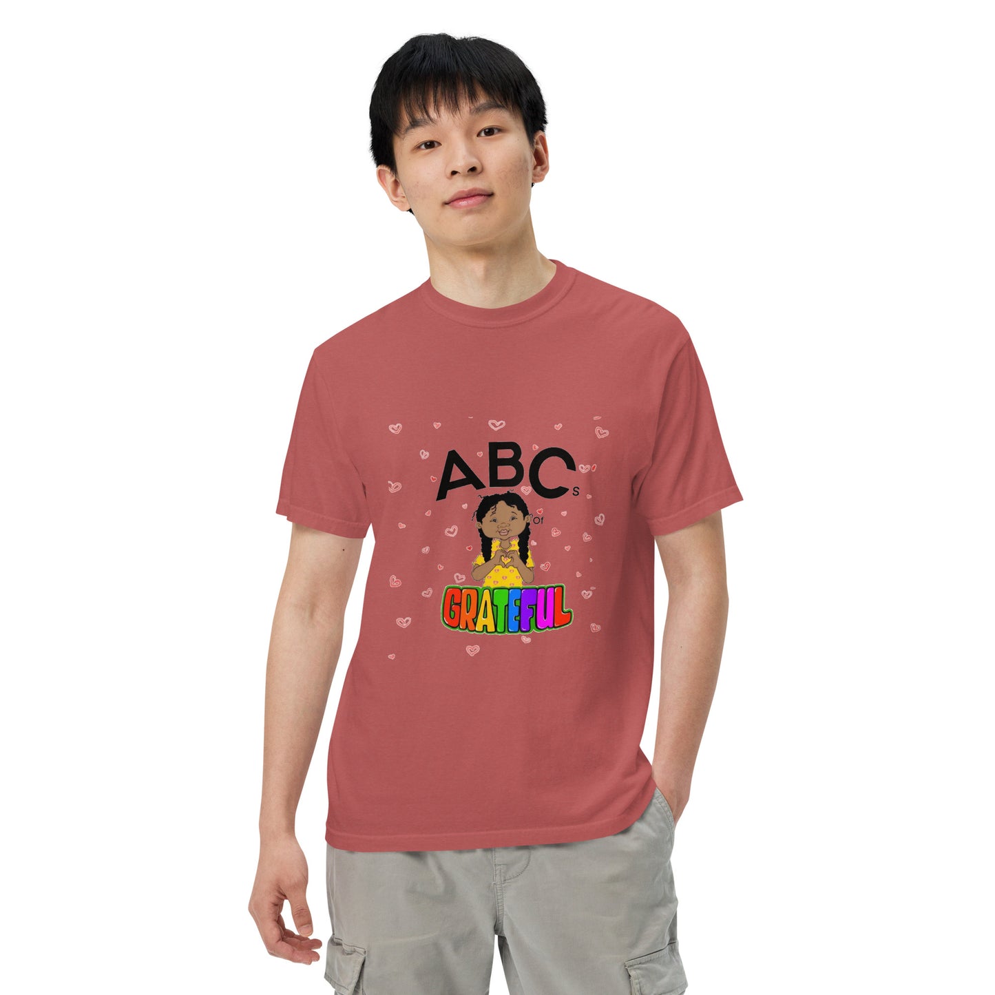 "ABC's" Unisex garment-dyed heavyweight t-shirt