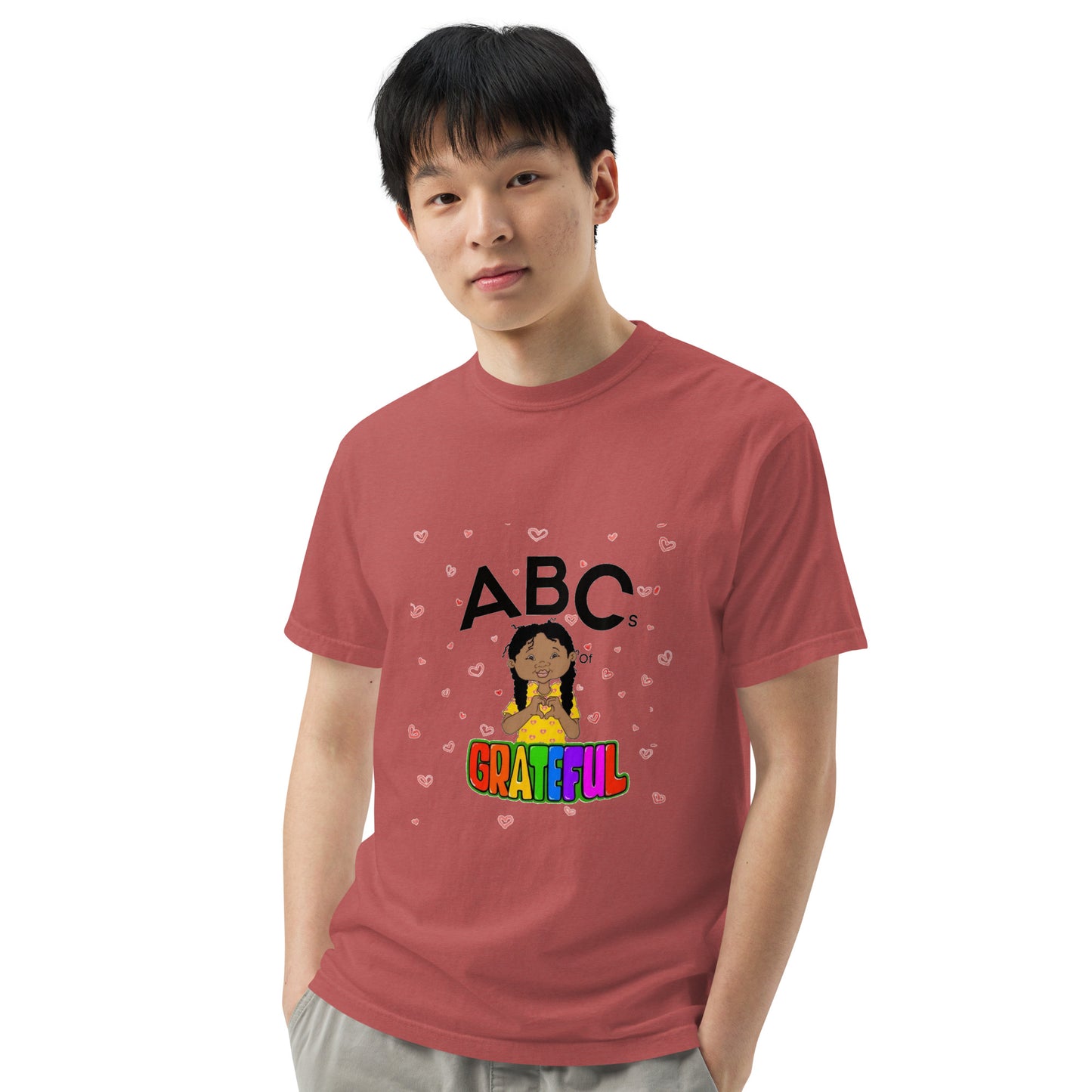 "ABC's" Unisex garment-dyed heavyweight t-shirt