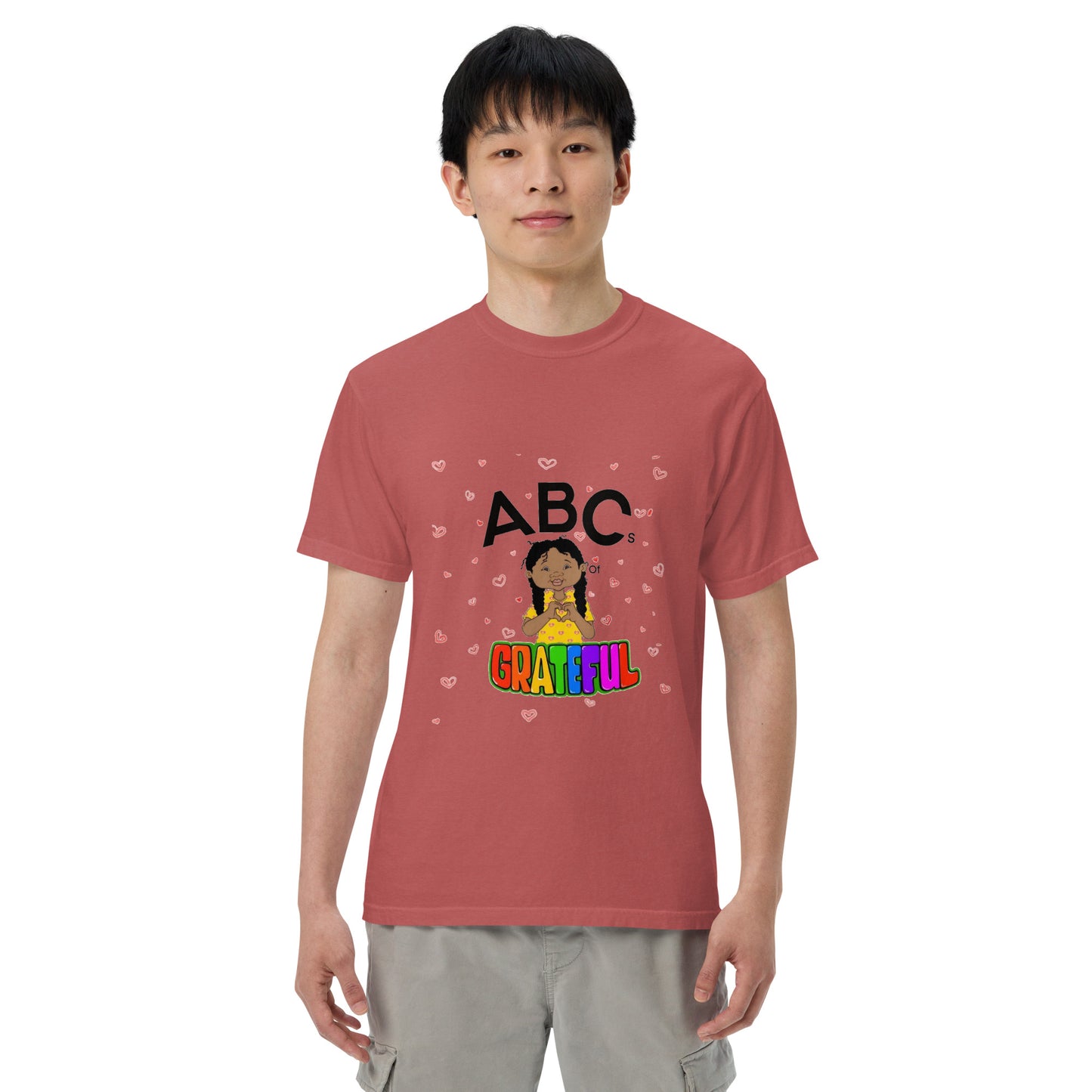 "ABC's" Unisex garment-dyed heavyweight t-shirt