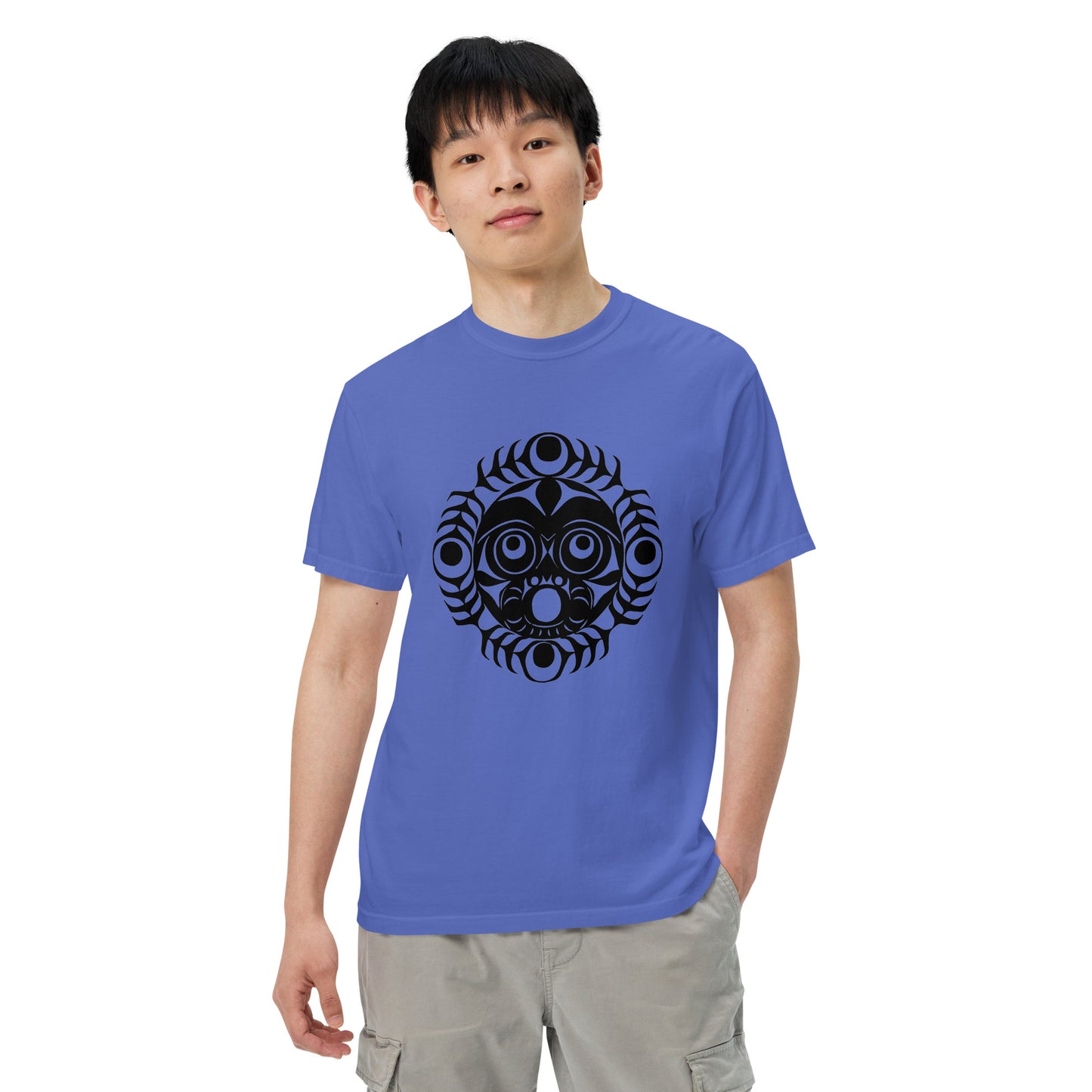 Unisex garment-dyed heavyweight t-shirt