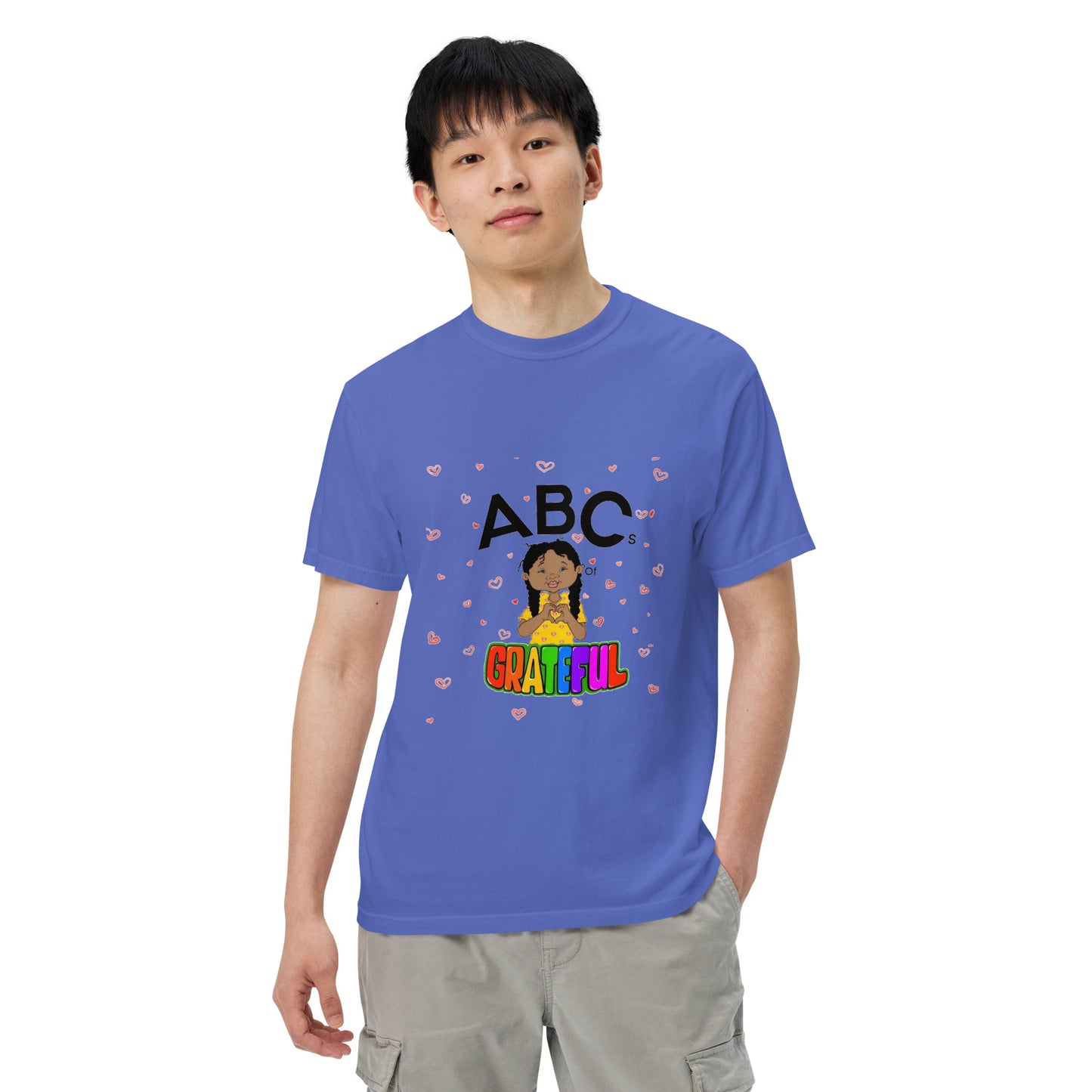"ABC's" Unisex garment-dyed heavyweight t-shirt