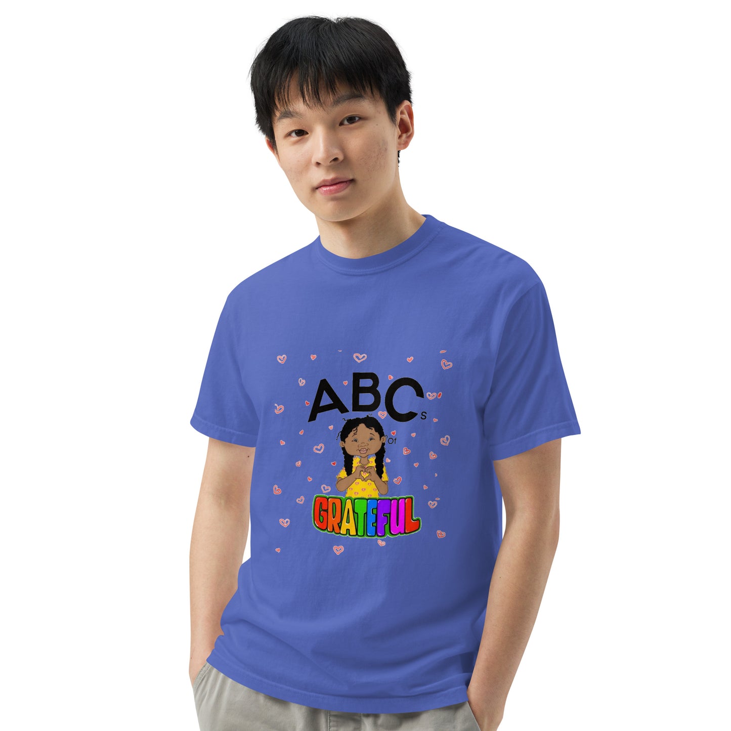 "ABC's" Unisex garment-dyed heavyweight t-shirt