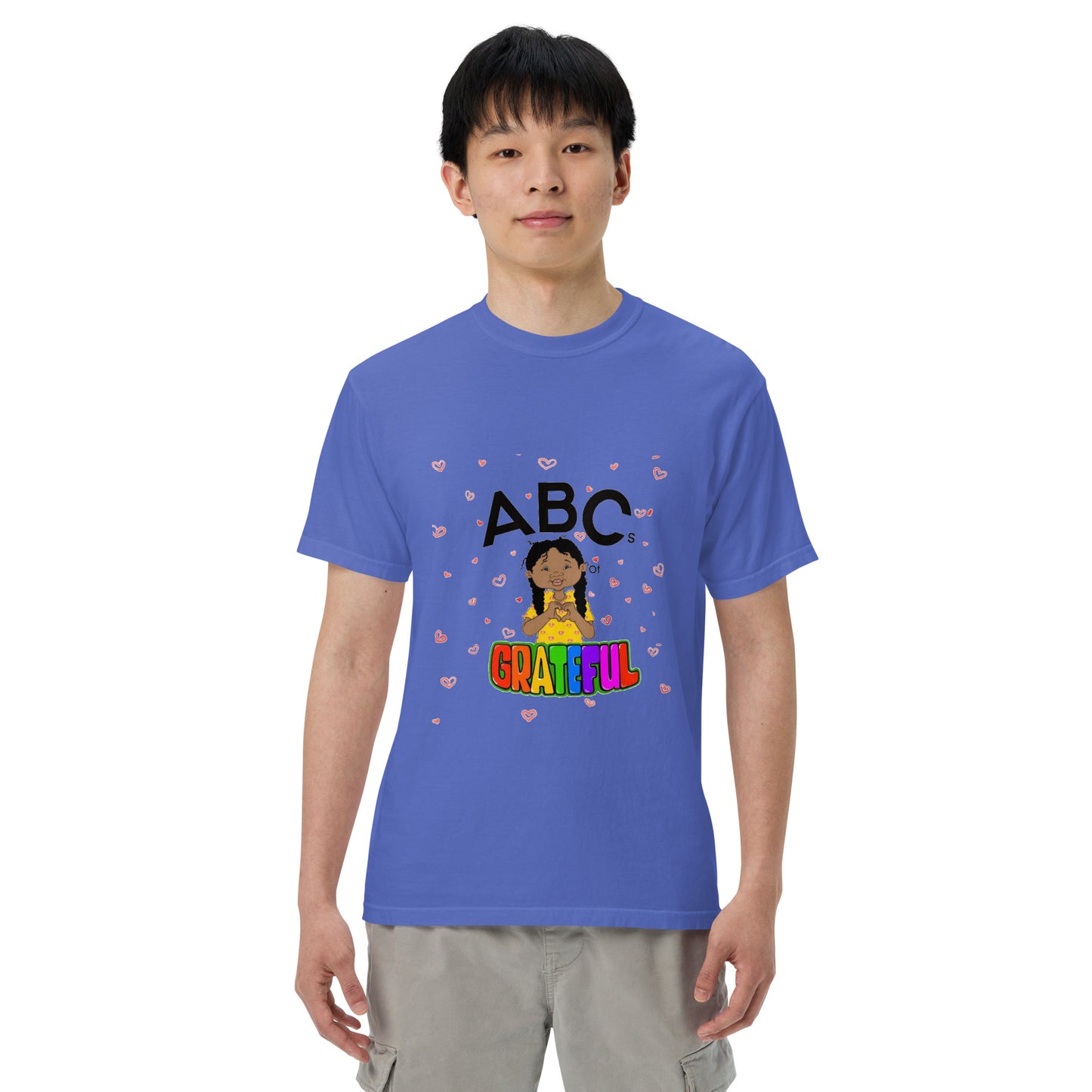"ABC's" Unisex garment-dyed heavyweight t-shirt
