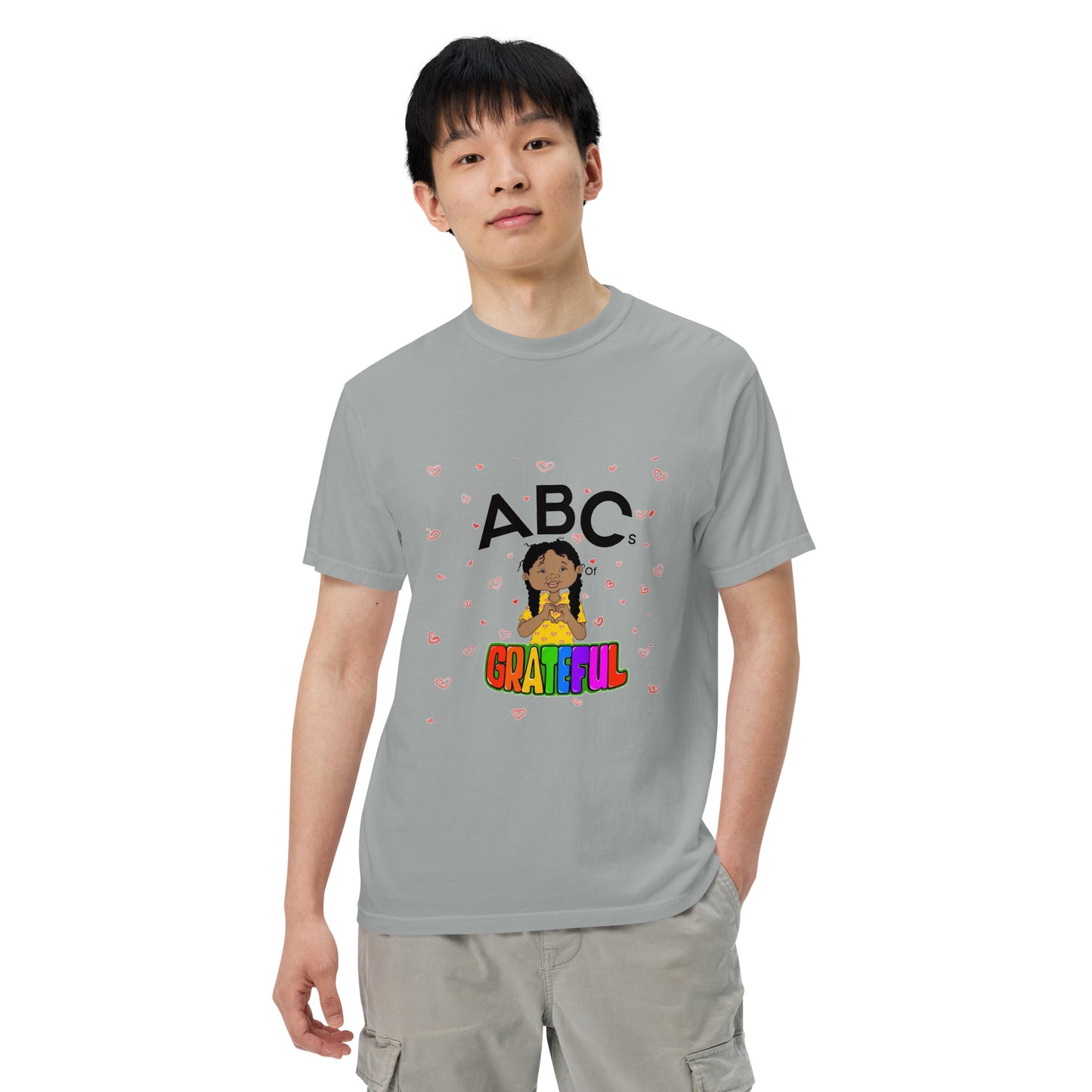 "ABC's" Unisex garment-dyed heavyweight t-shirt