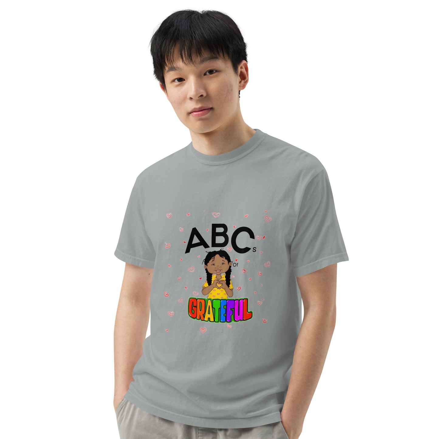 "ABC's" Unisex garment-dyed heavyweight t-shirt