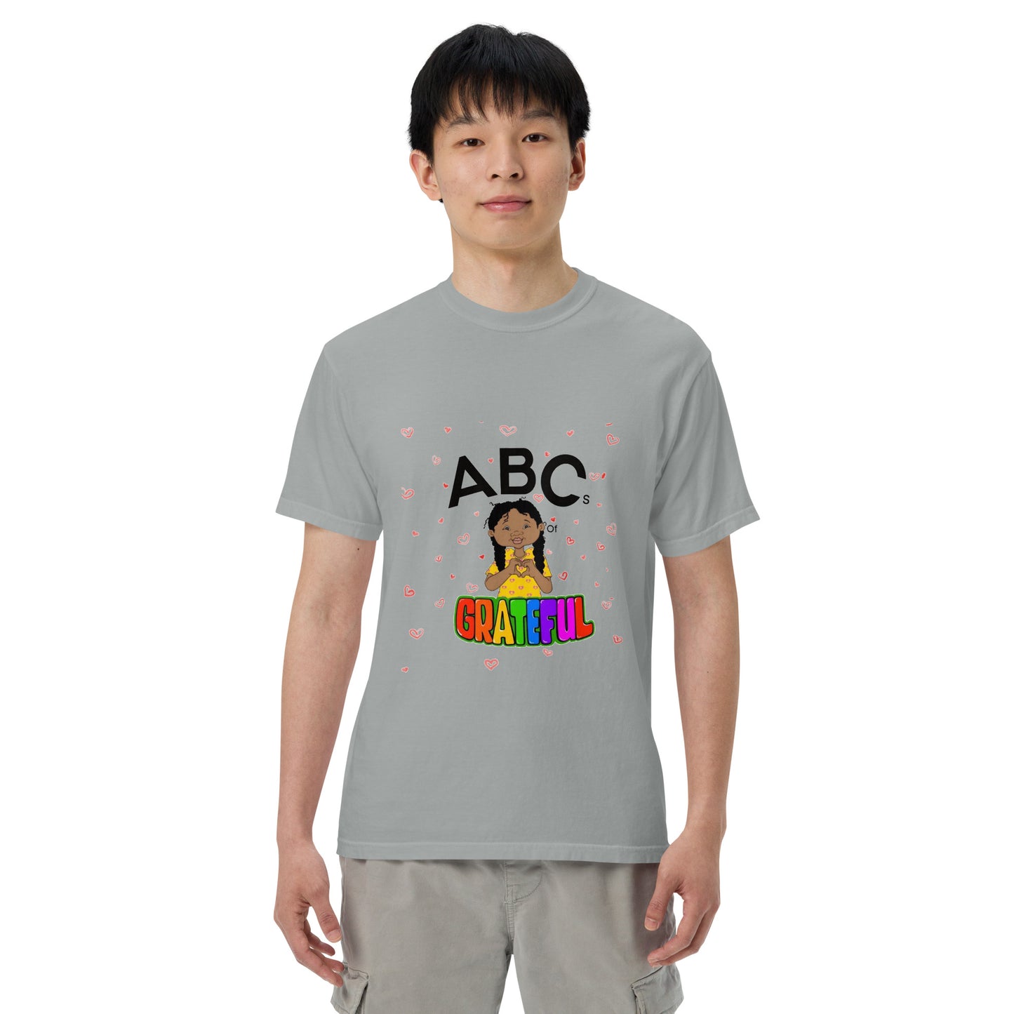 "ABC's" Unisex garment-dyed heavyweight t-shirt