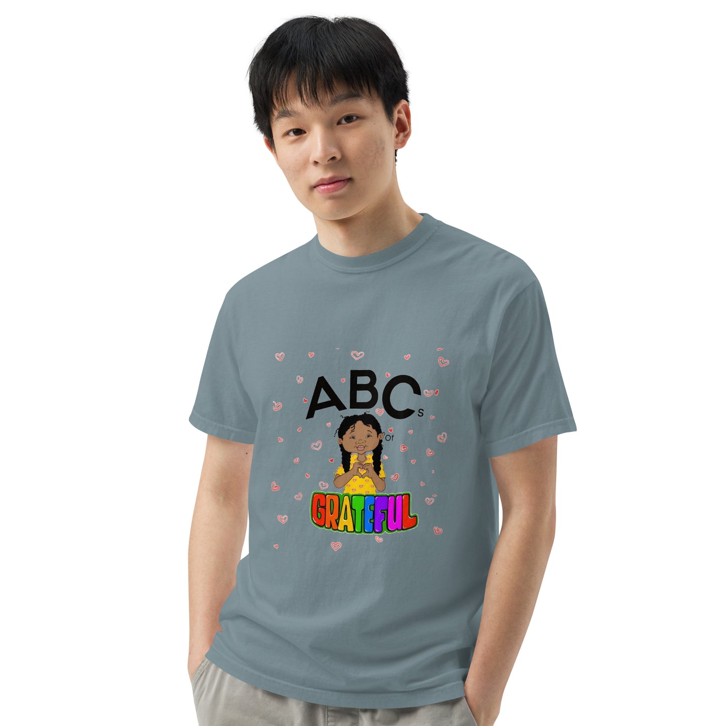 "ABC's" Unisex garment-dyed heavyweight t-shirt