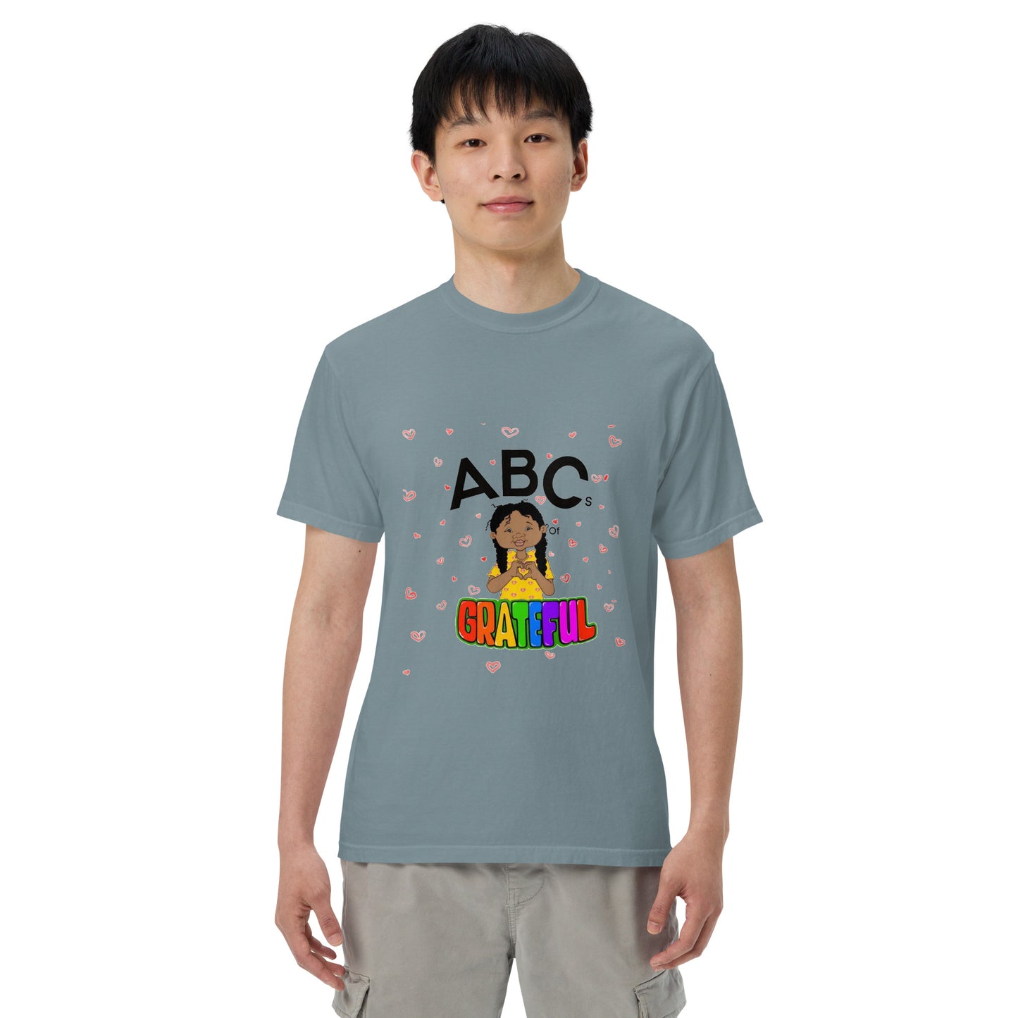 "ABC's" Unisex garment-dyed heavyweight t-shirt