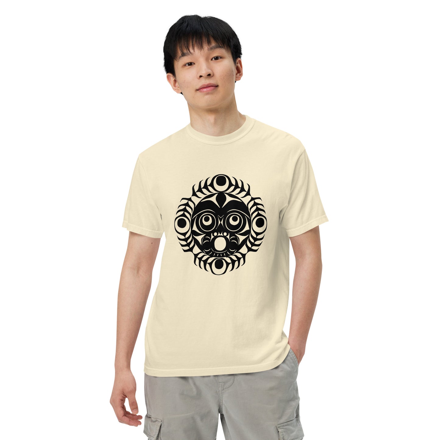 Unisex garment-dyed heavyweight t-shirt