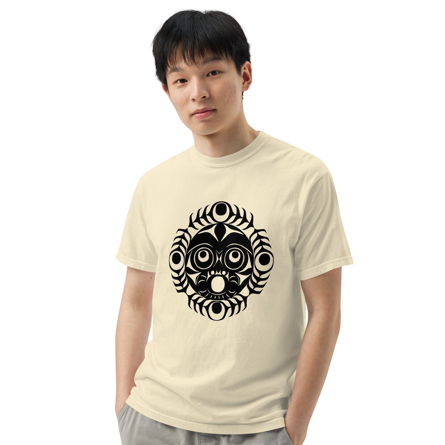 Unisex garment-dyed heavyweight t-shirt