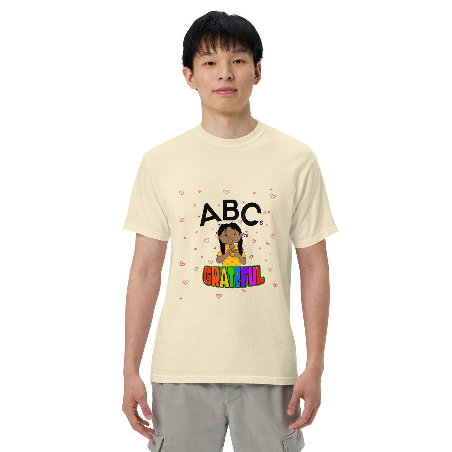 "ABC's" Unisex garment-dyed heavyweight t-shirt