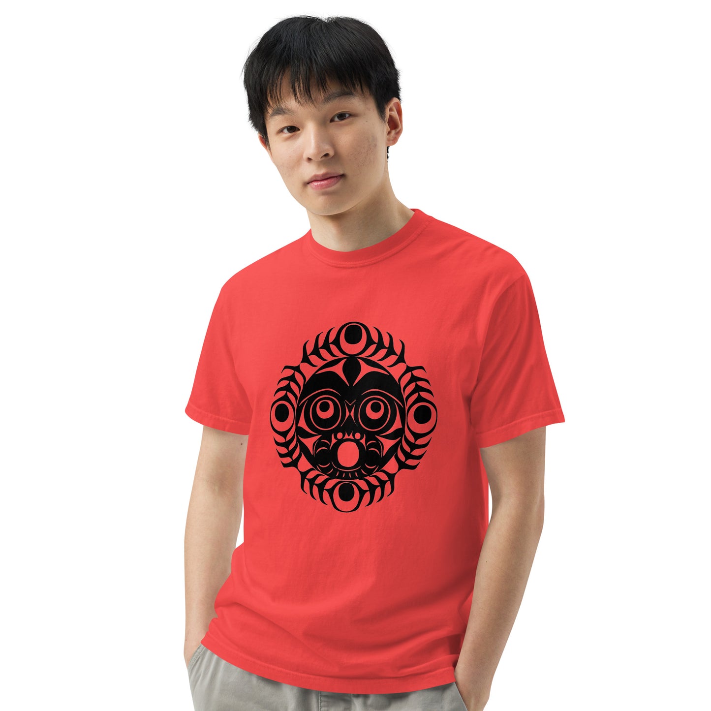 Unisex garment-dyed heavyweight t-shirt