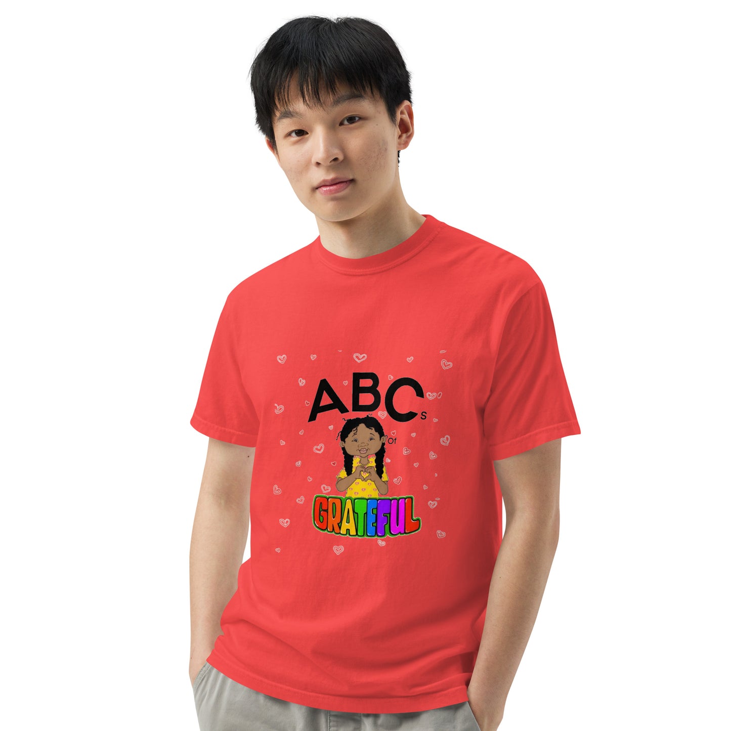 "ABC's" Unisex garment-dyed heavyweight t-shirt