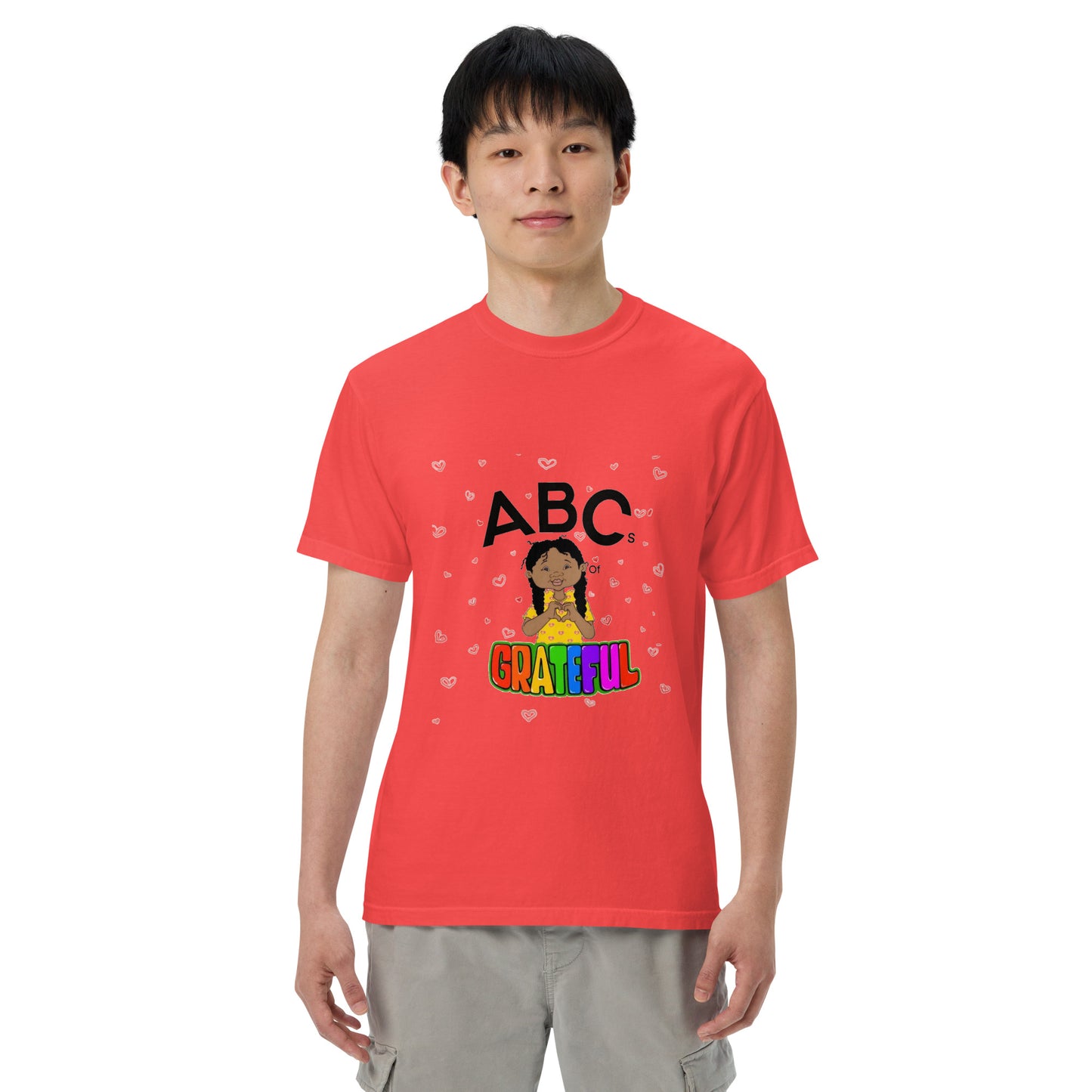 "ABC's" Unisex garment-dyed heavyweight t-shirt