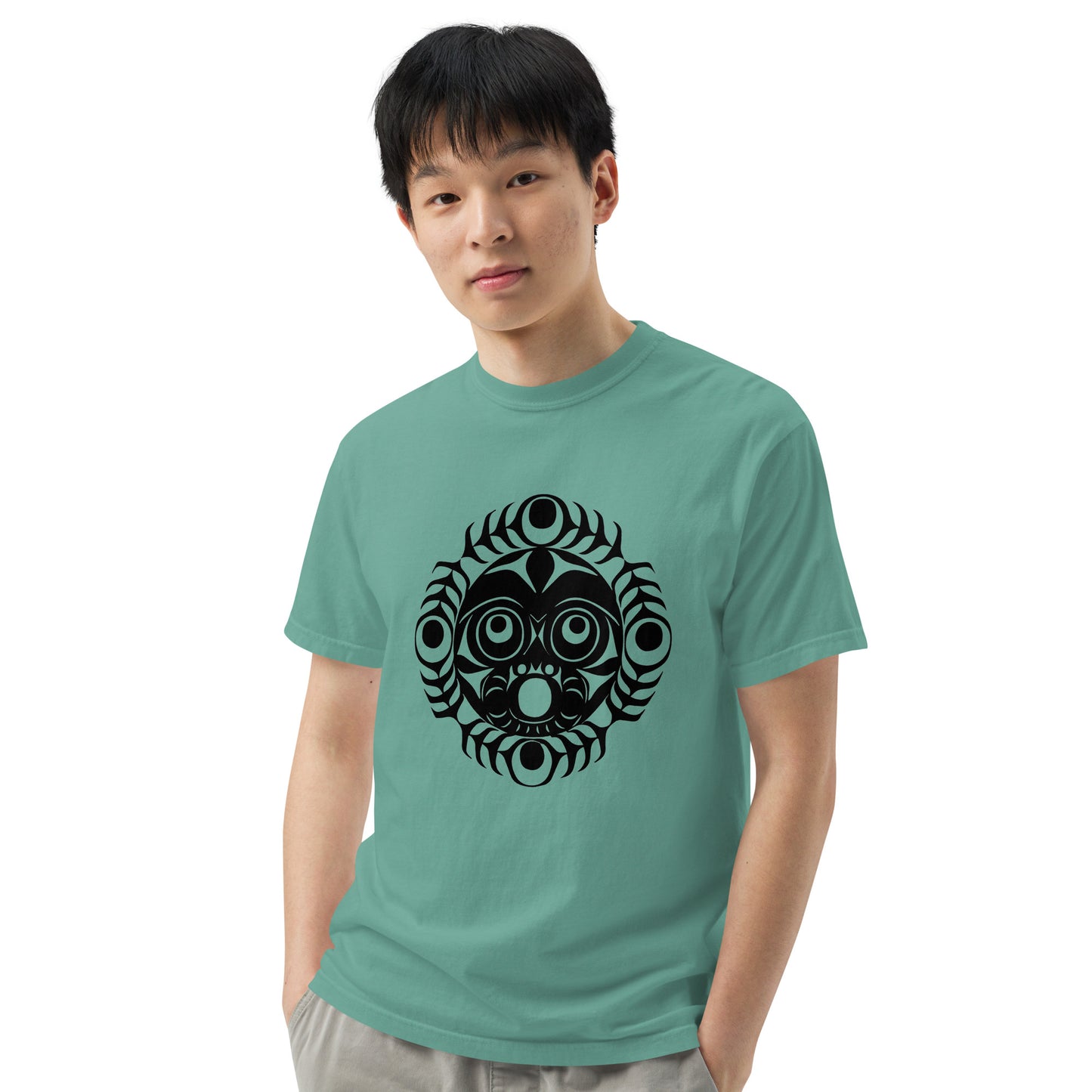 Unisex garment-dyed heavyweight t-shirt