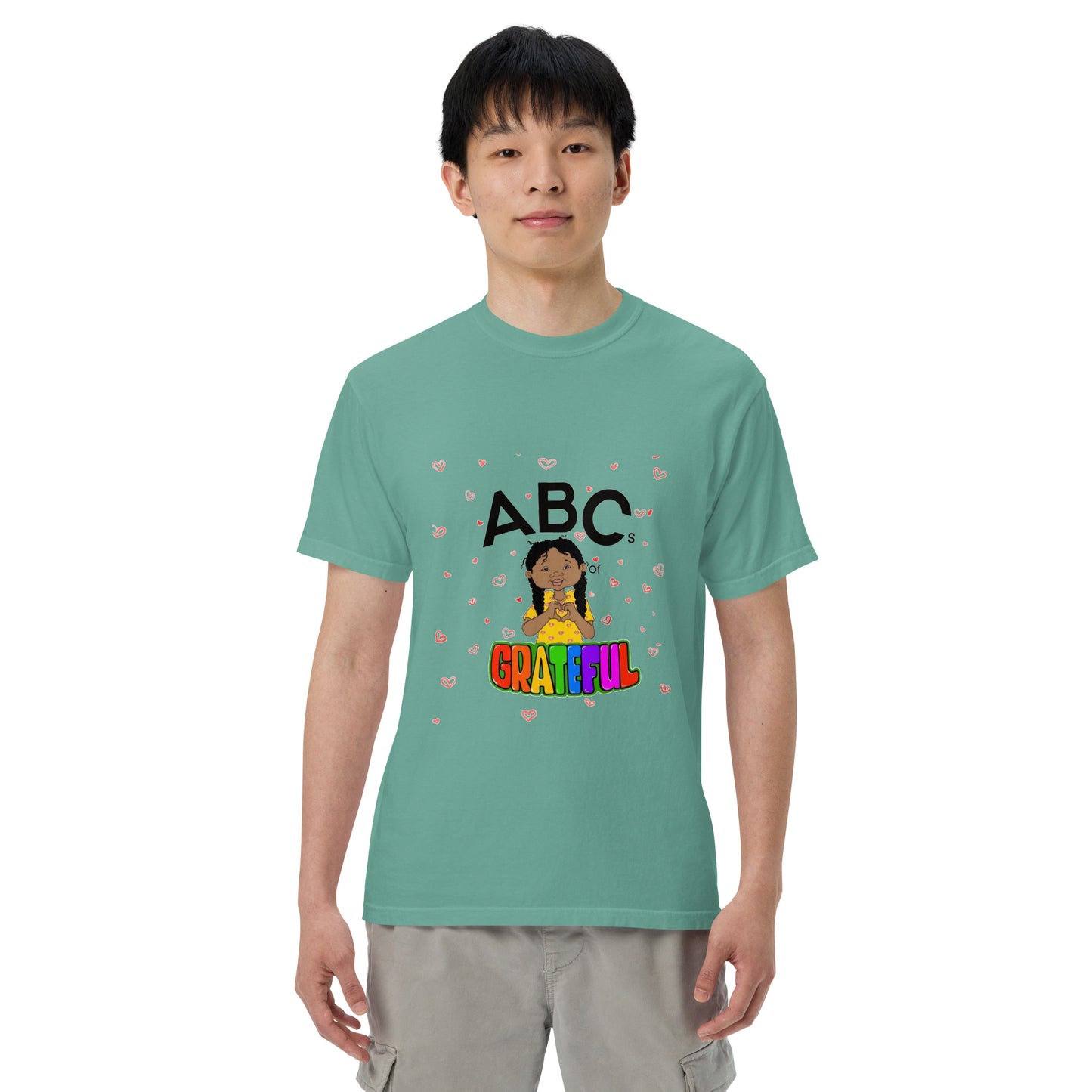 "ABC's" Unisex garment-dyed heavyweight t-shirt