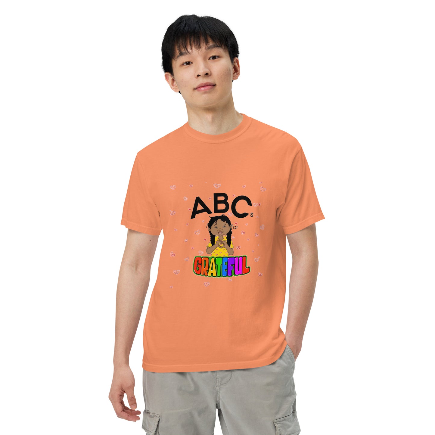 "ABC's" Unisex garment-dyed heavyweight t-shirt