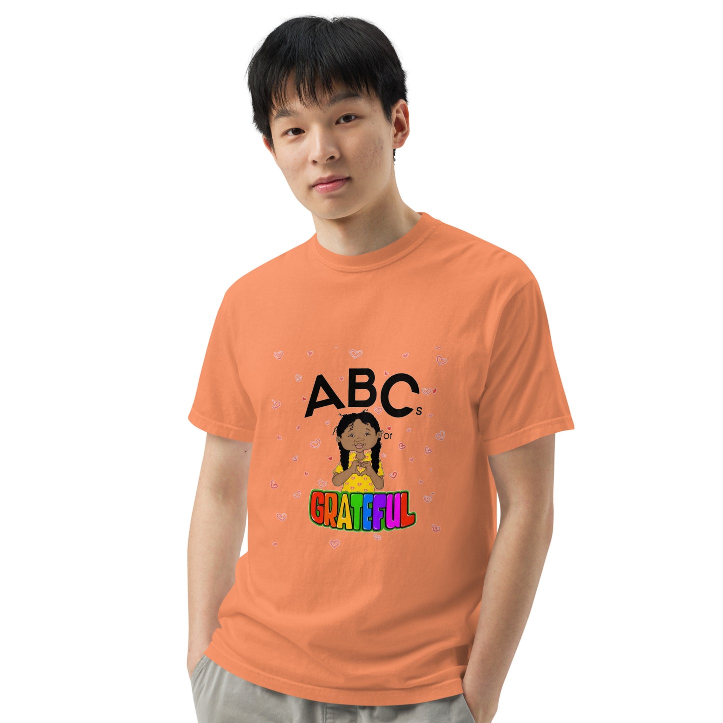"ABC's" Unisex garment-dyed heavyweight t-shirt