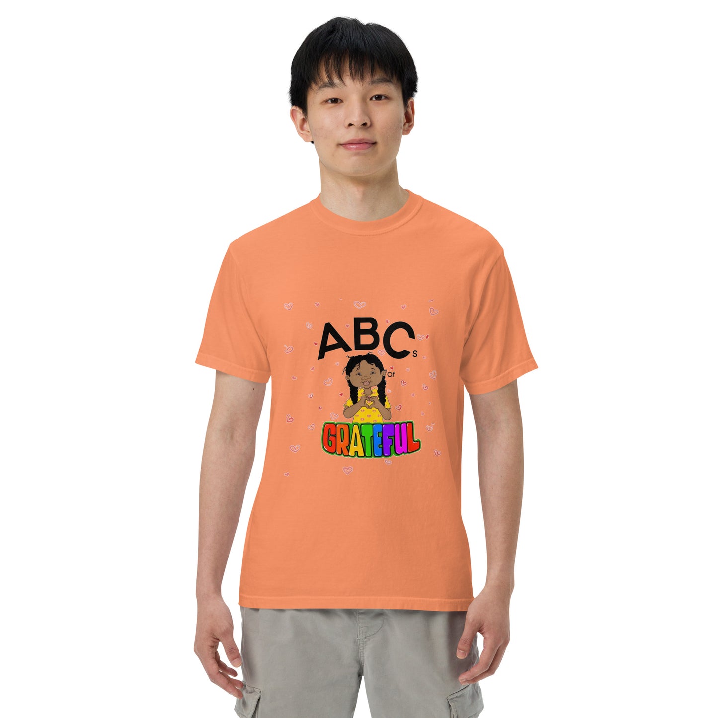 "ABC's" Unisex garment-dyed heavyweight t-shirt