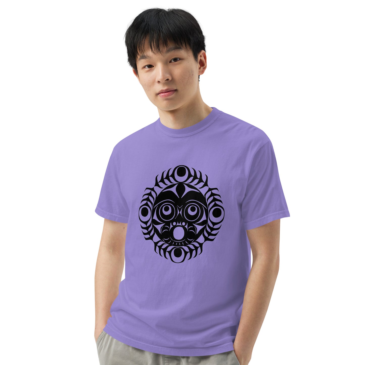 Unisex garment-dyed heavyweight t-shirt