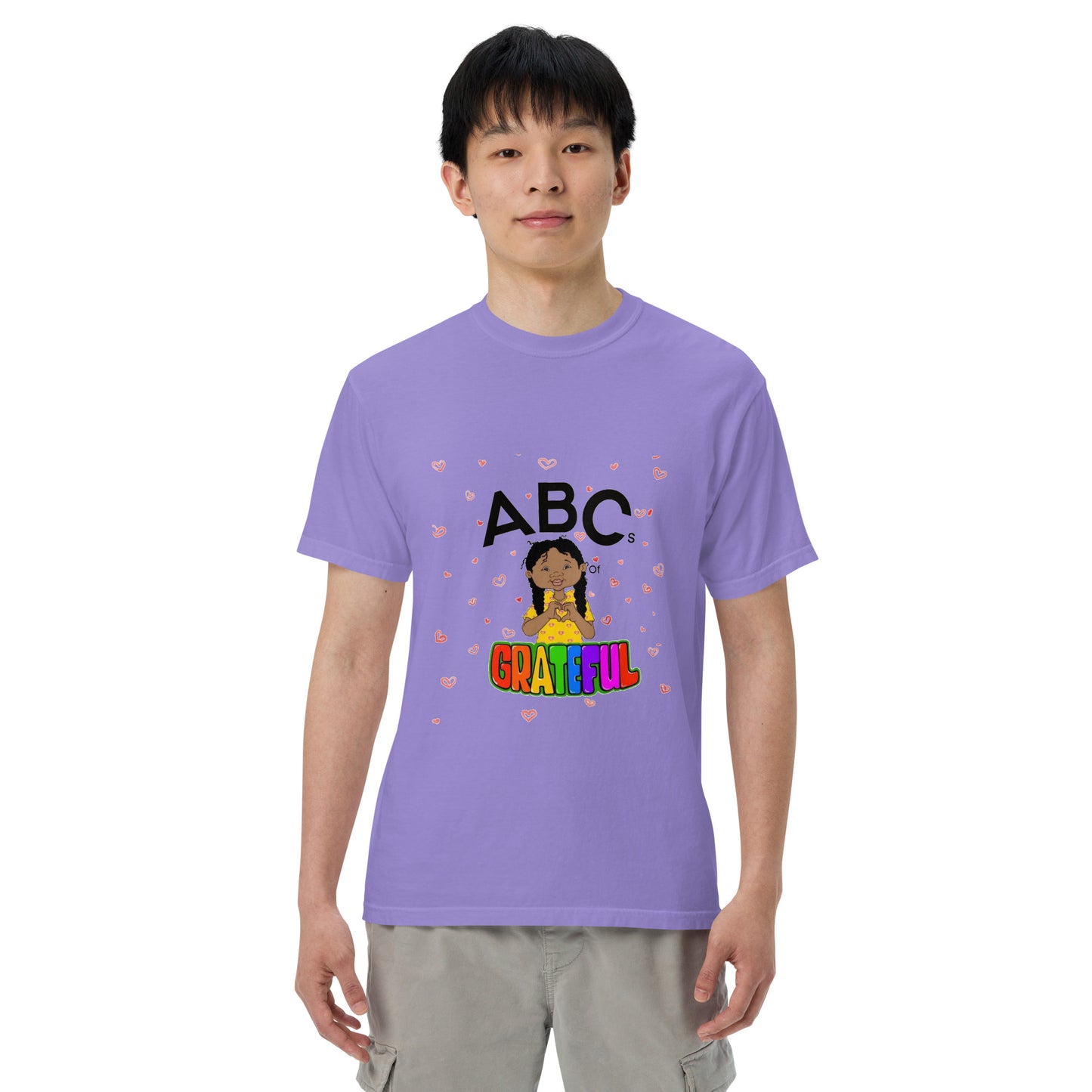 "ABC's" Unisex garment-dyed heavyweight t-shirt