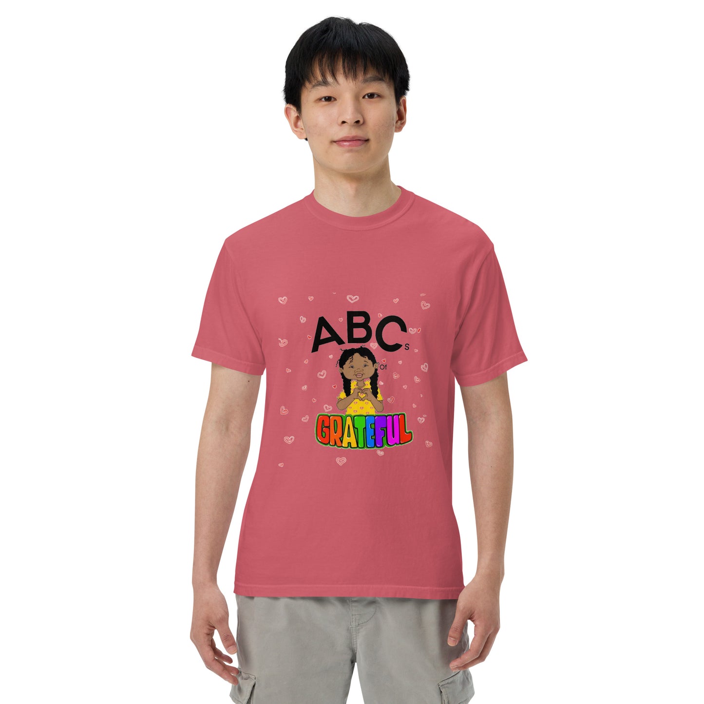 "ABC's" Unisex garment-dyed heavyweight t-shirt