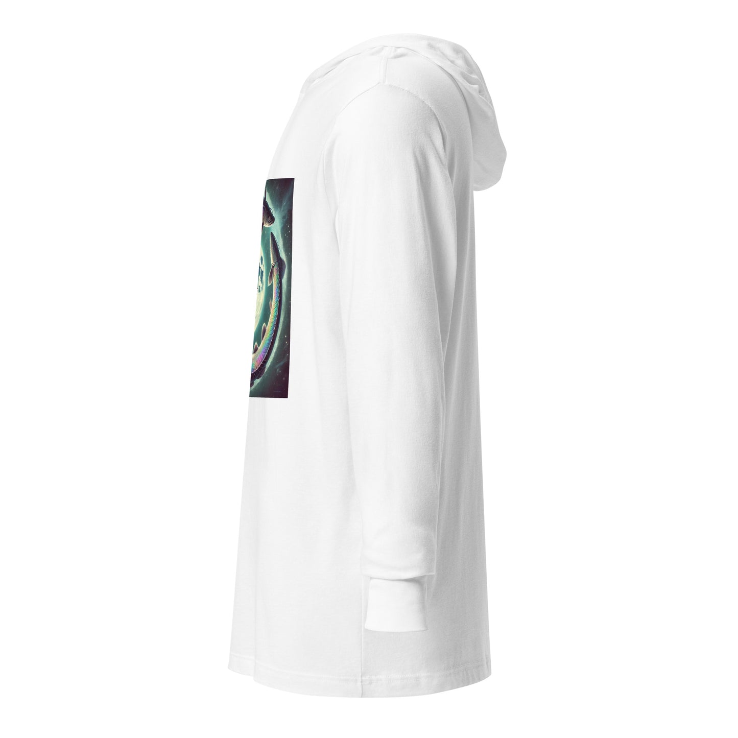 "Sturgeon Full Moon" Hooded long-sleeve tee