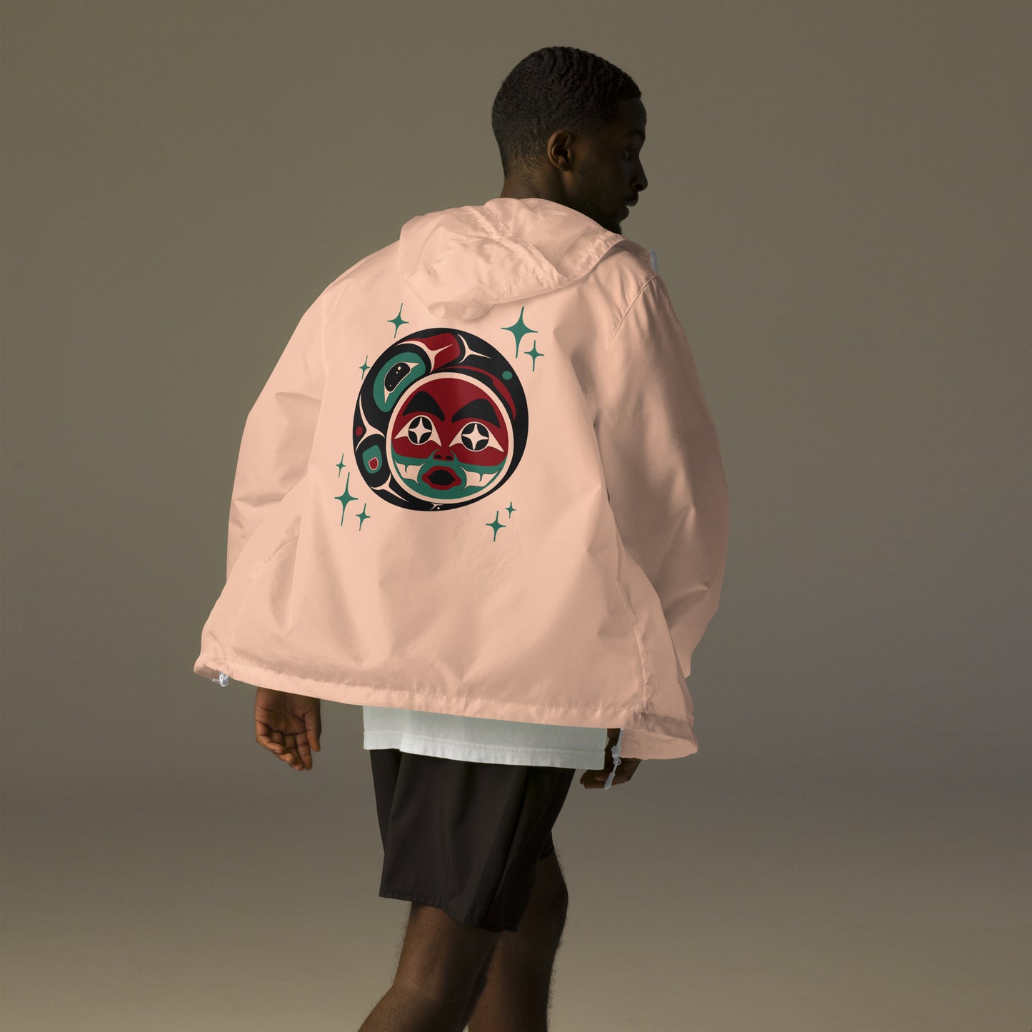 Unisex lightweight zip up windbreaker