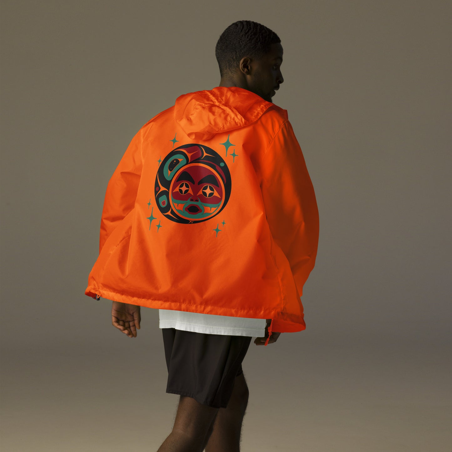 Unisex lightweight zip up windbreaker