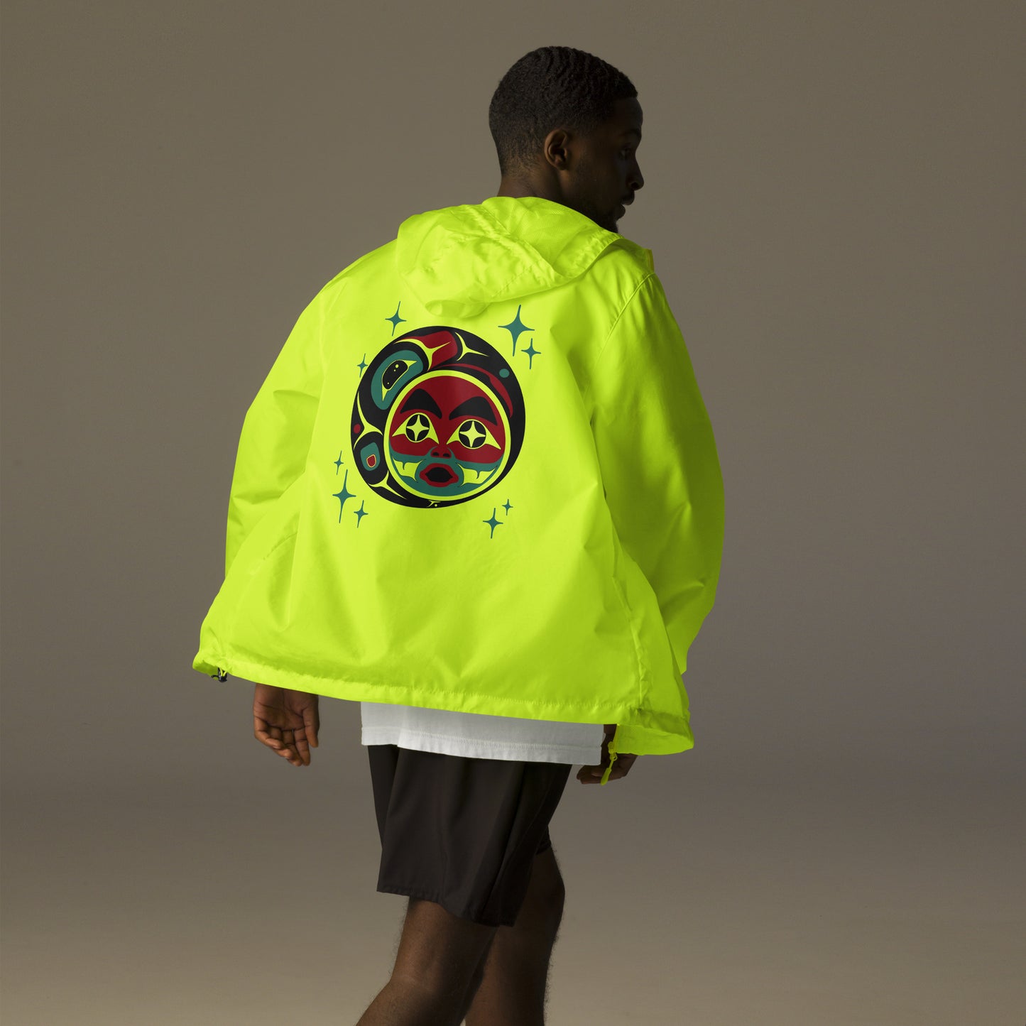 Unisex lightweight zip up windbreaker