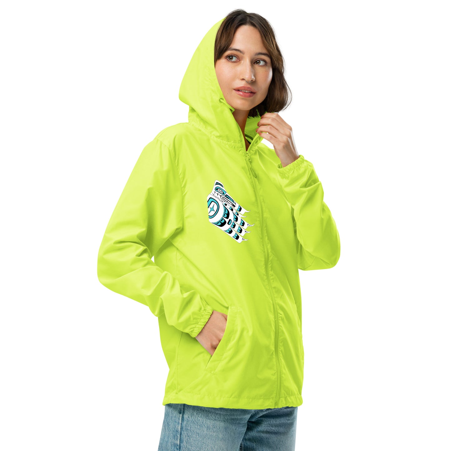 "Thunderbird" Unisex lightweight zip up windbreaker