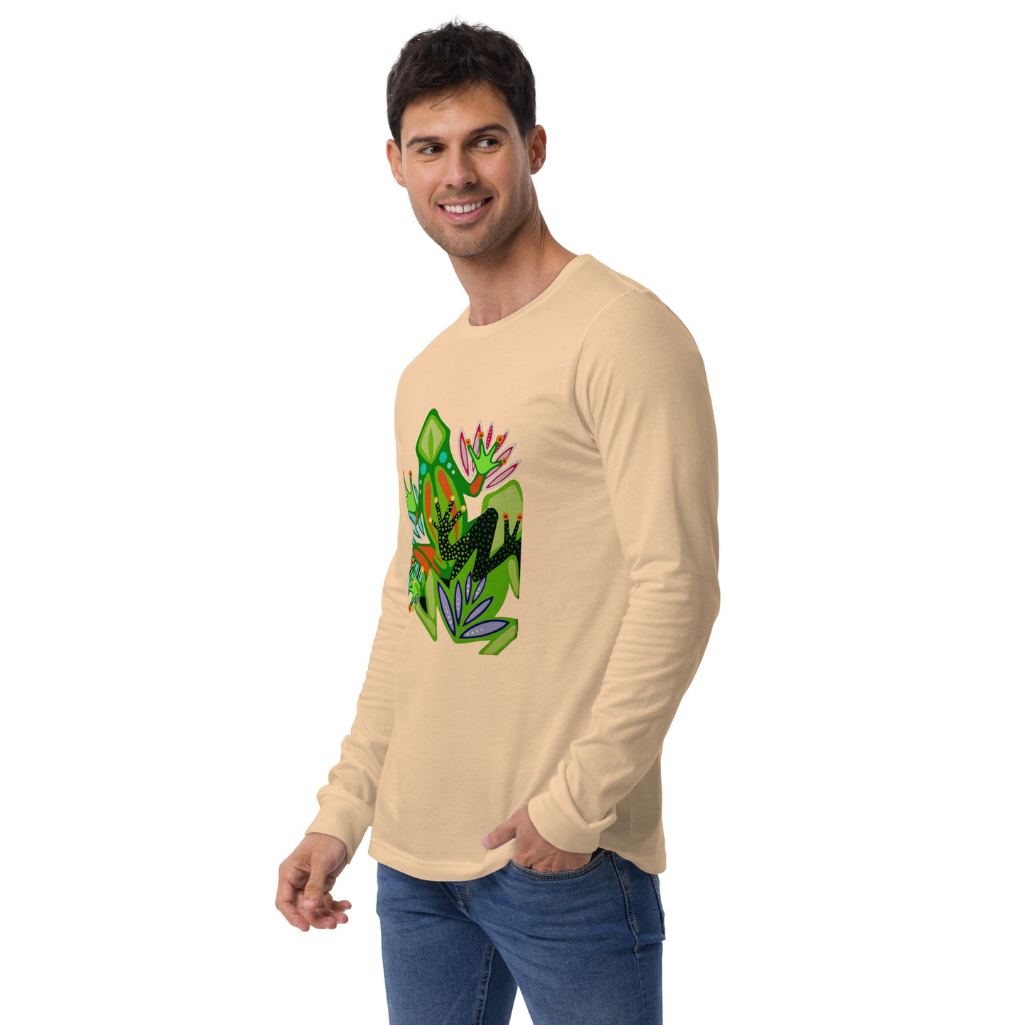 "10 Buffaloes' Frog" Unisex Long Sleeve Tee