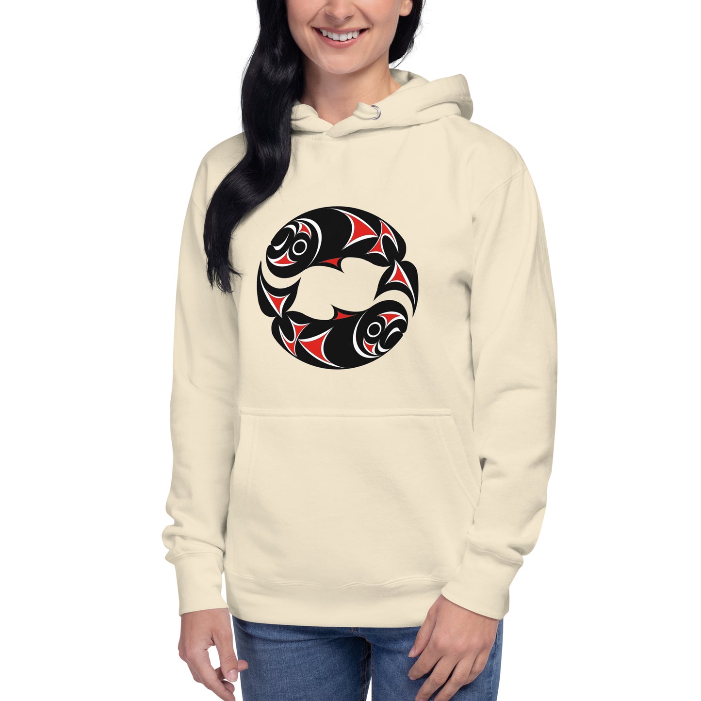 "Twin Salmon" Unisex Hoodie